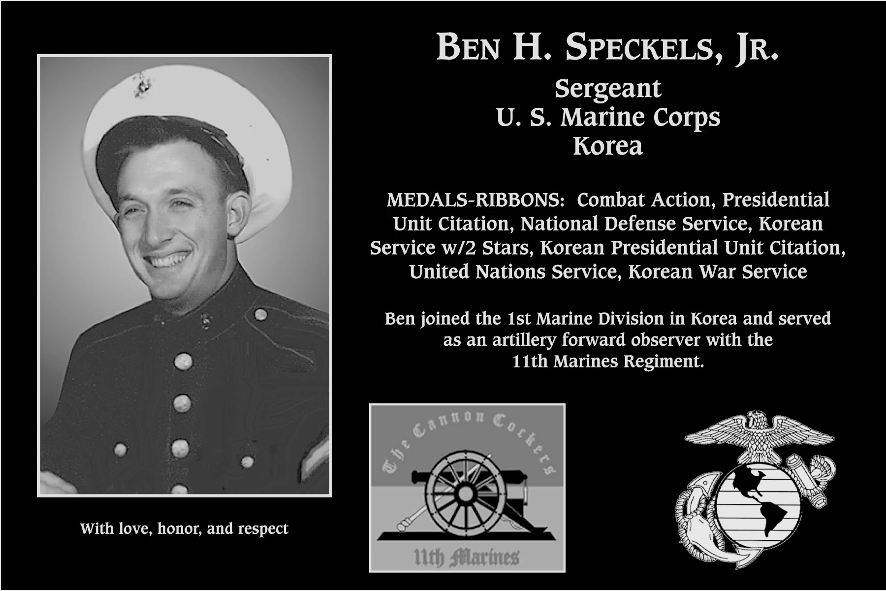 Ben H Speckels jr