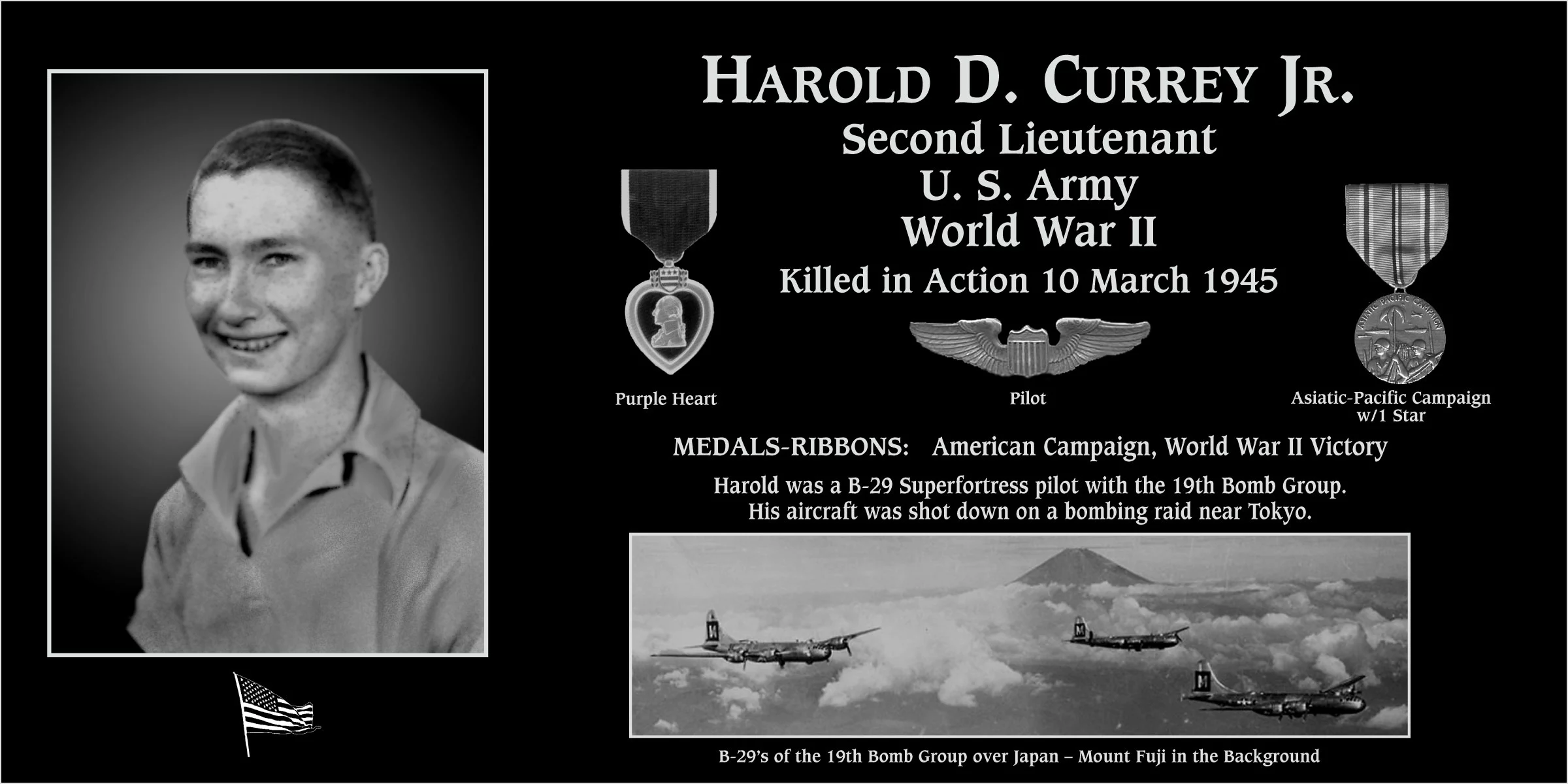 Harold D Currey jr