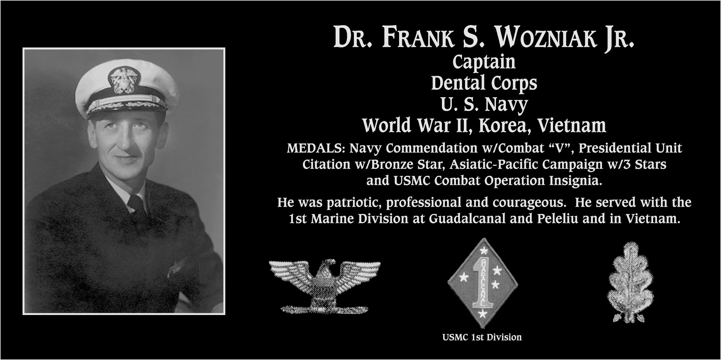 Frank S Wozniak jr