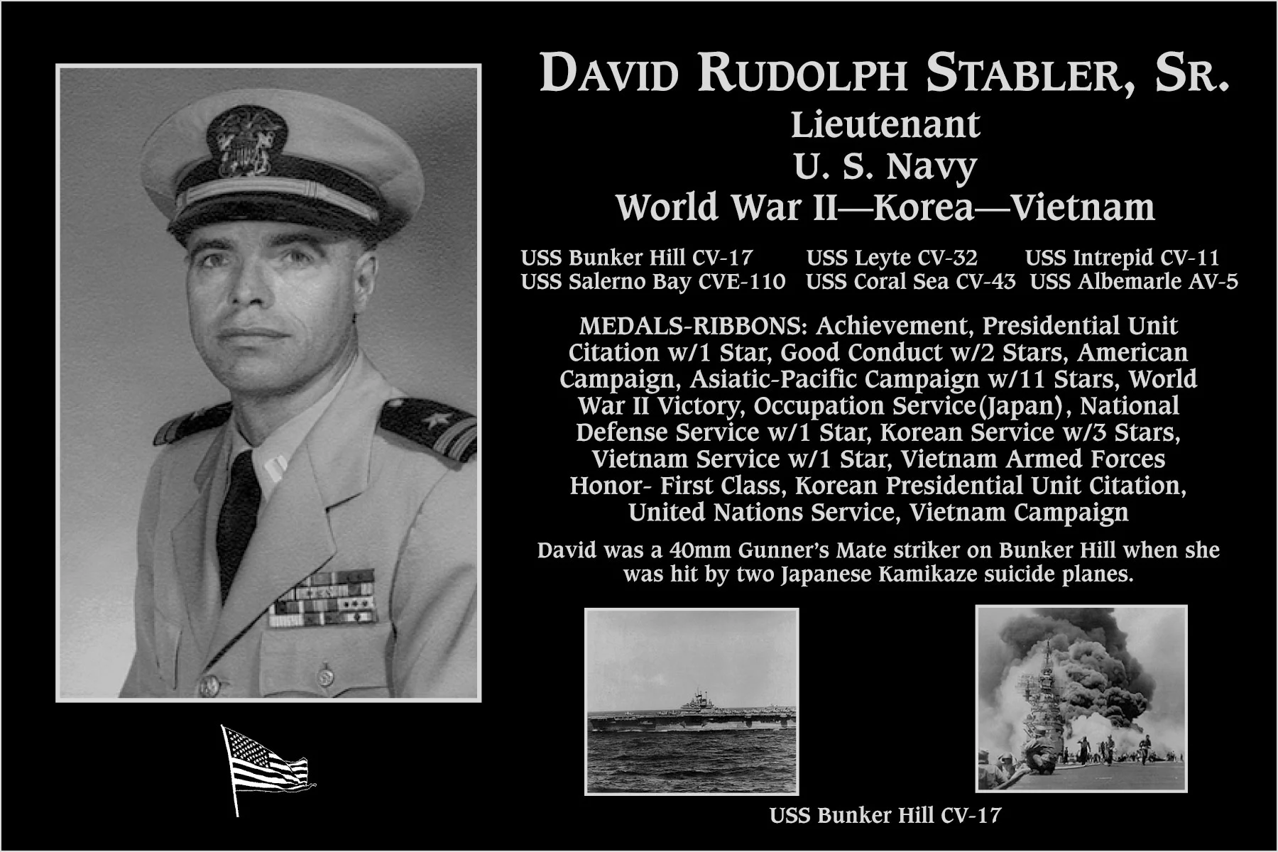 David Rudolph Stabler sr