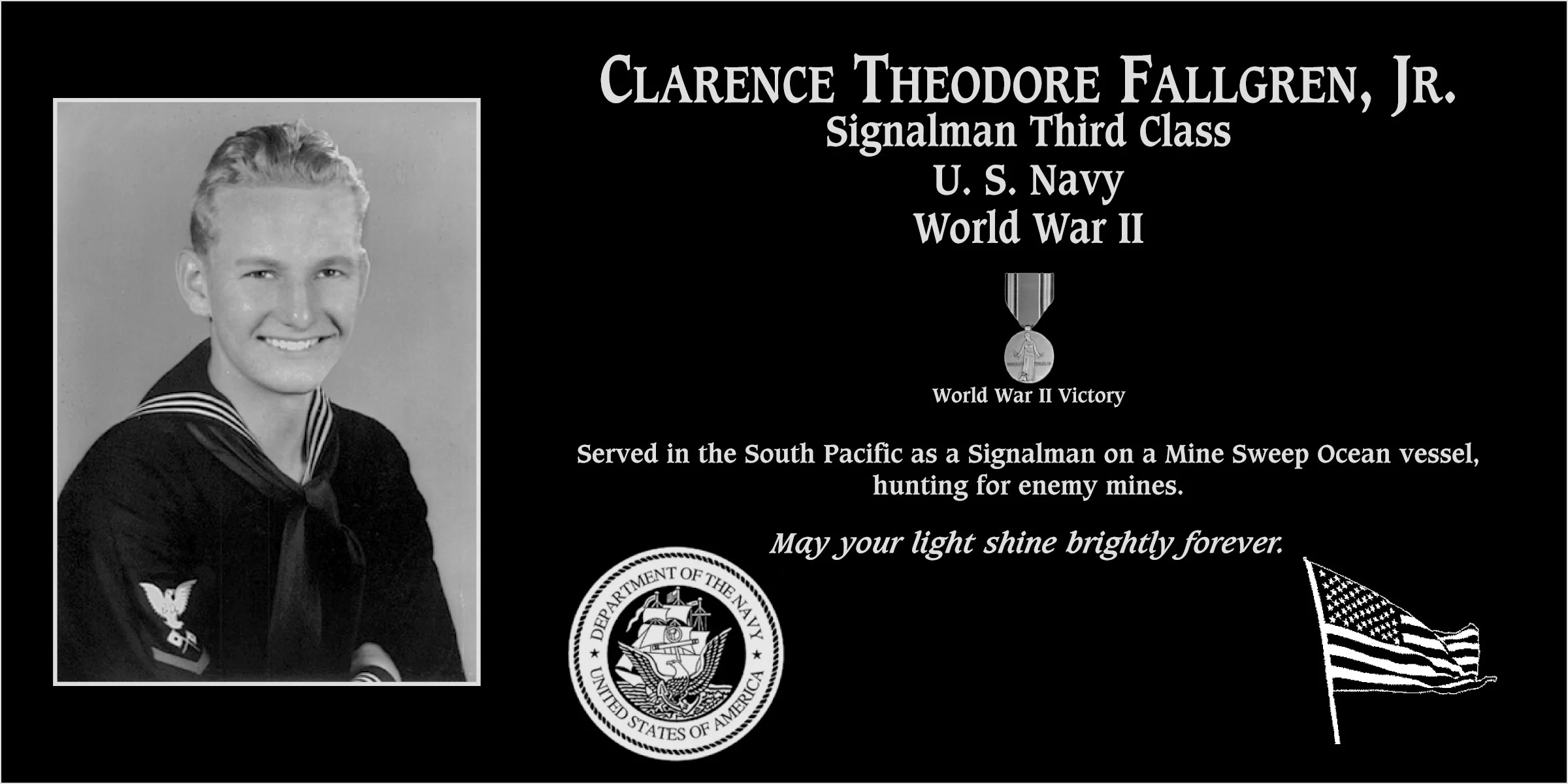 Clrence Theodore Fallgren jr