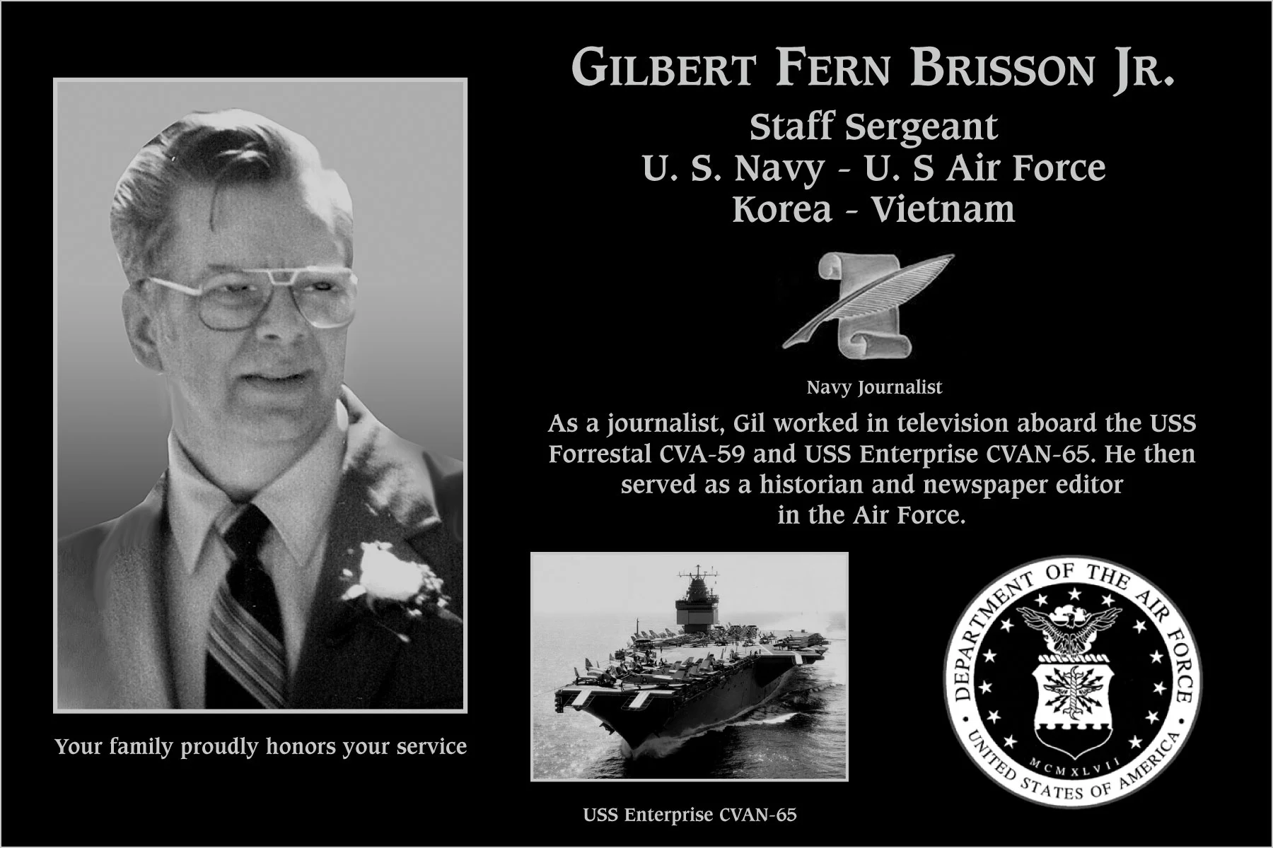 Gilbert Fern Brisson jr