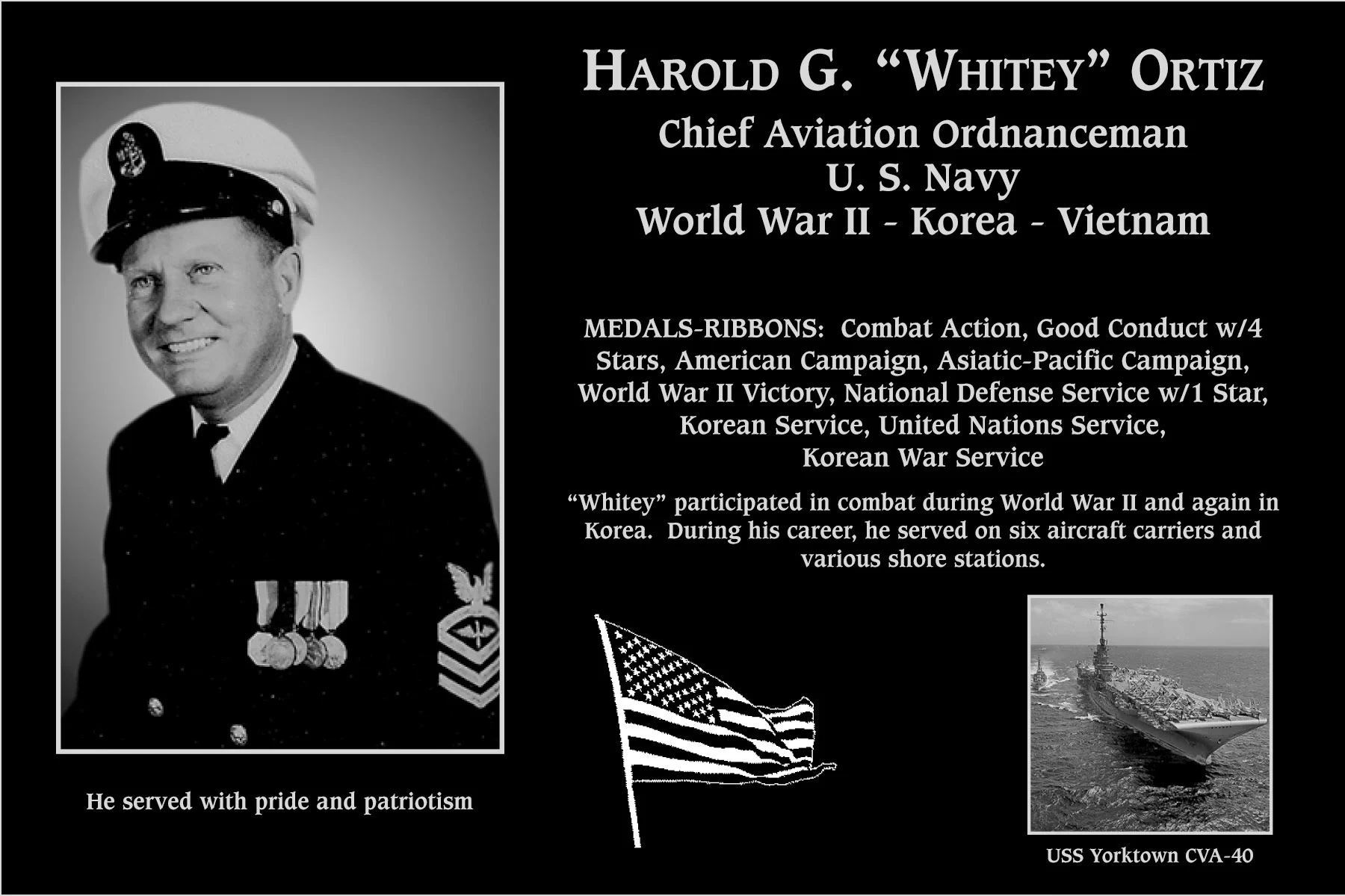 Harold G. "Whitey" Ortiz