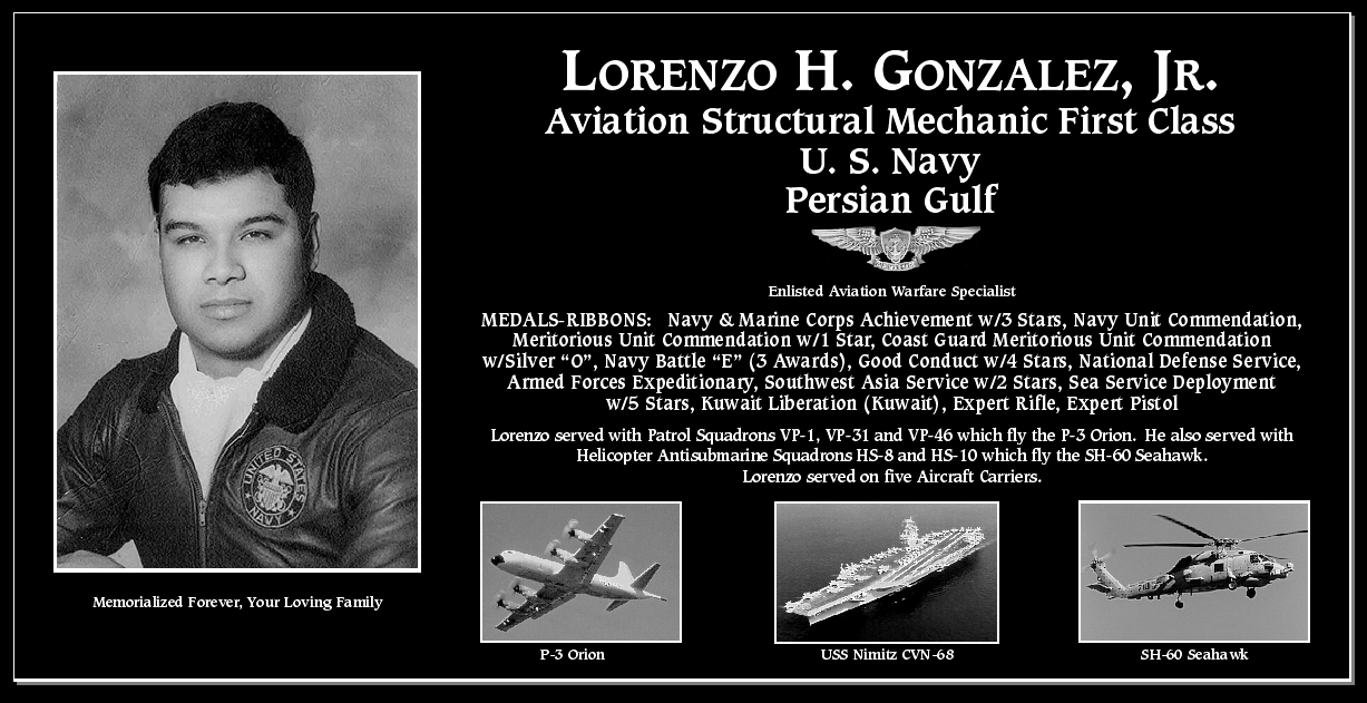 Lorenzo H Gonzalez jr