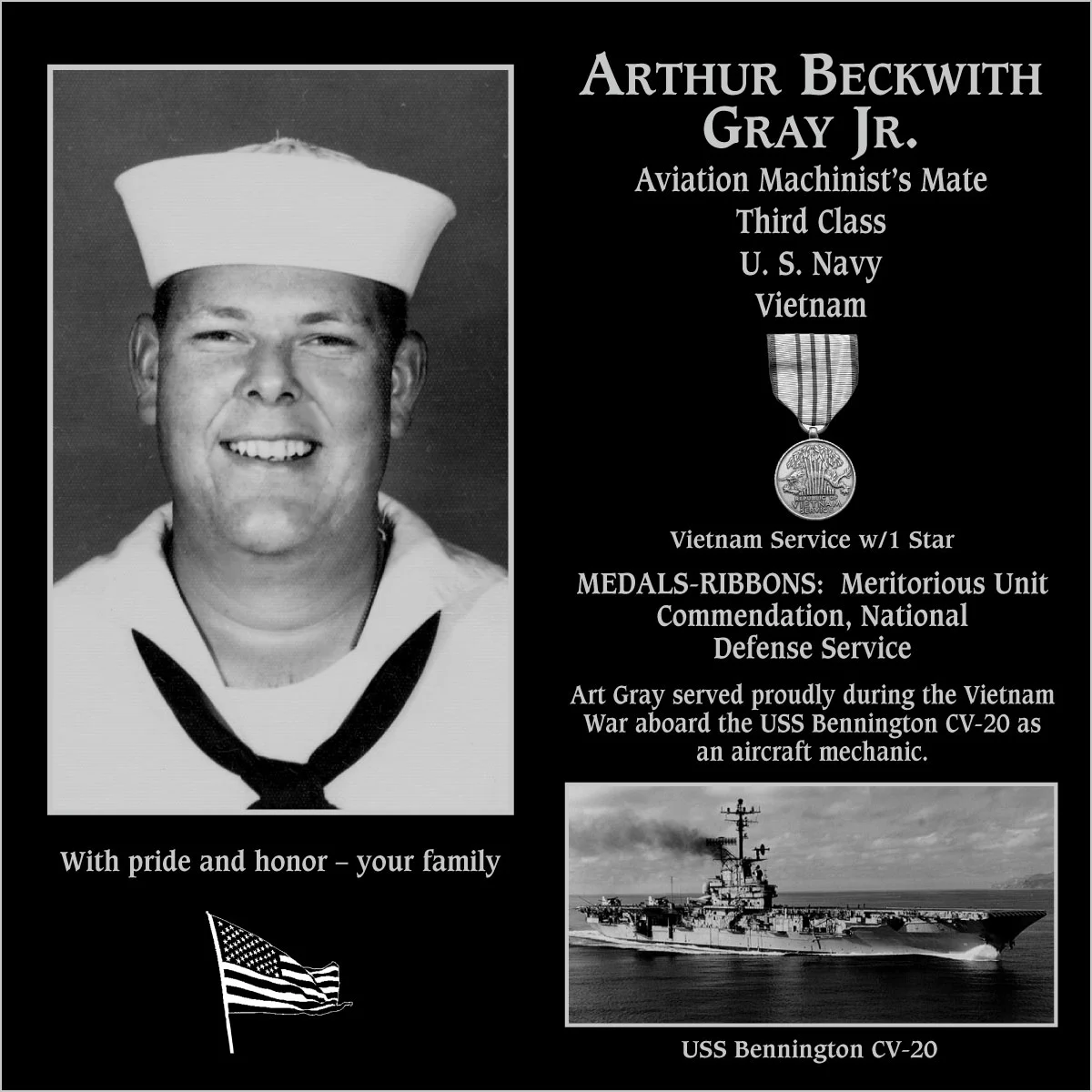 Arthur Beckwith Gray jr