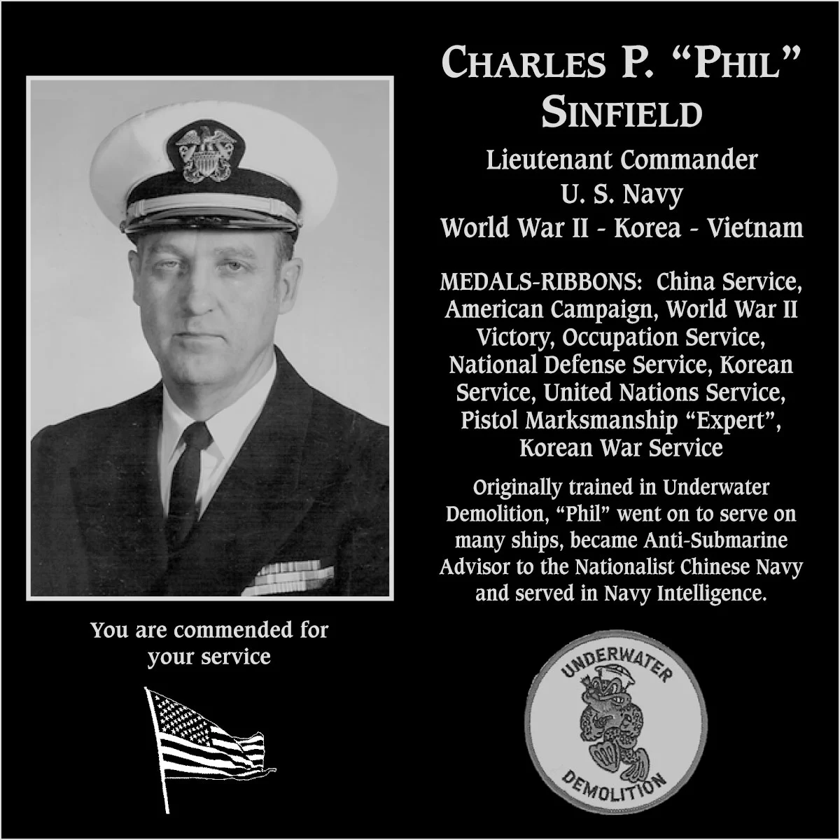 Charles P “Phil” Sinfield