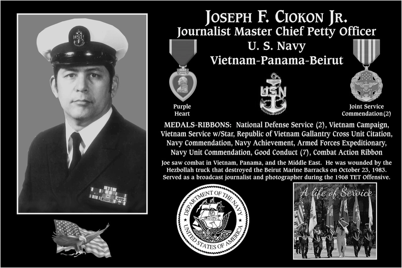 Joseph F “Joe” Ciokon, jr