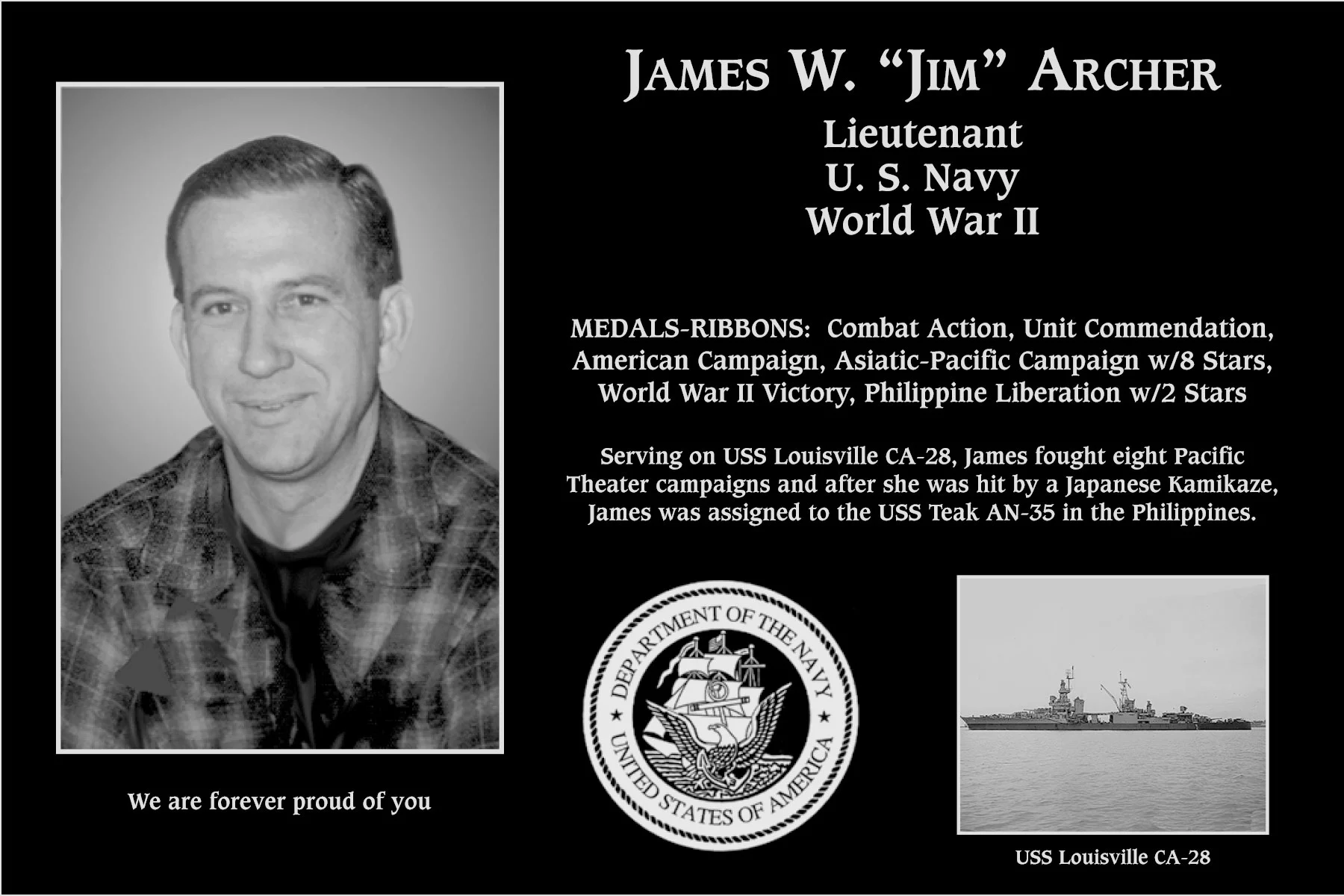 James W “Jim” Archer