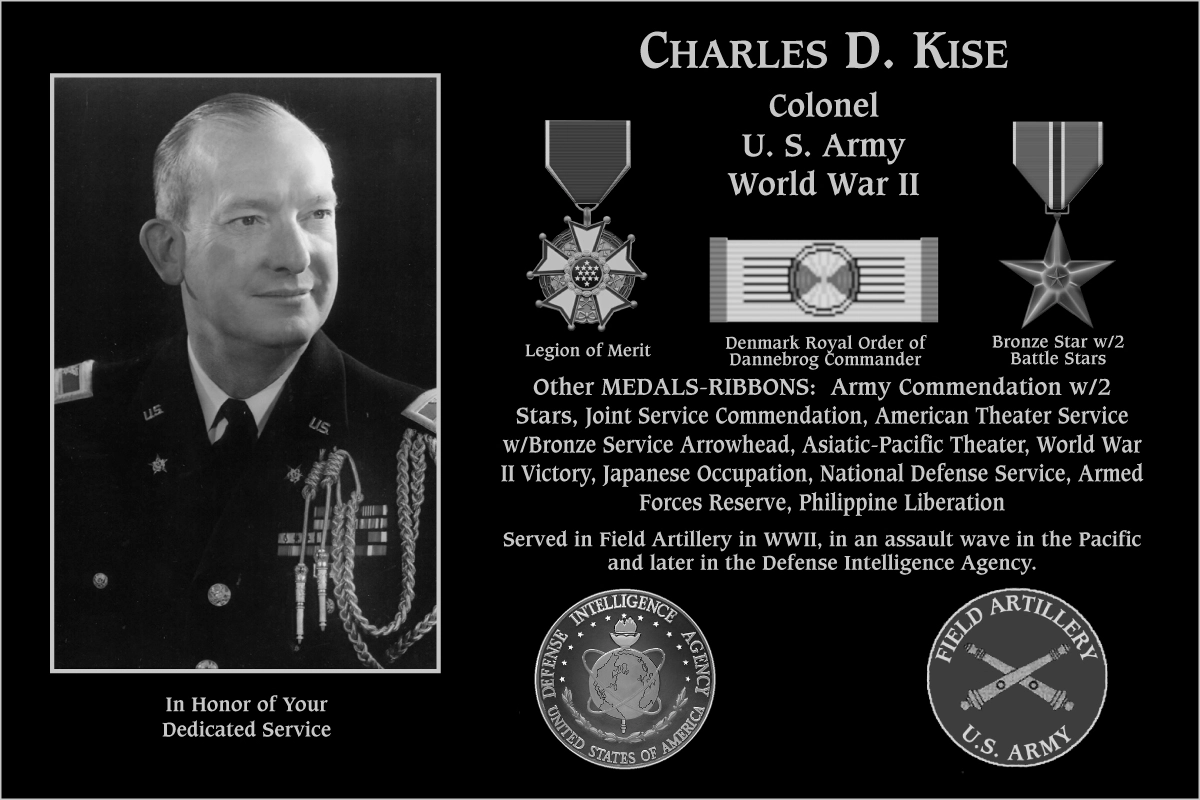 Charles D Kise