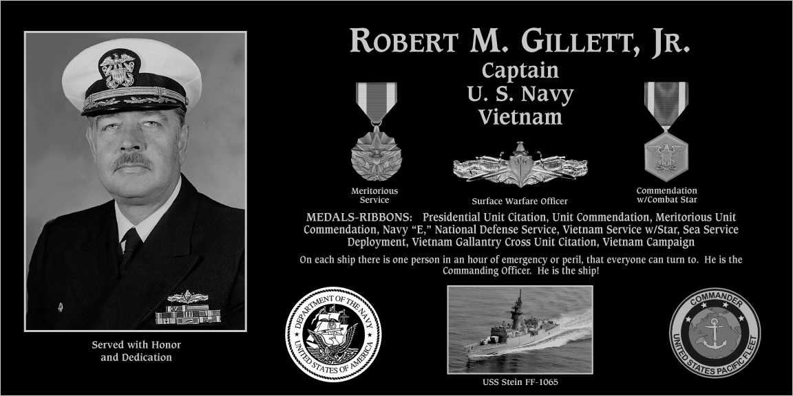 Robert M Gillett, jr