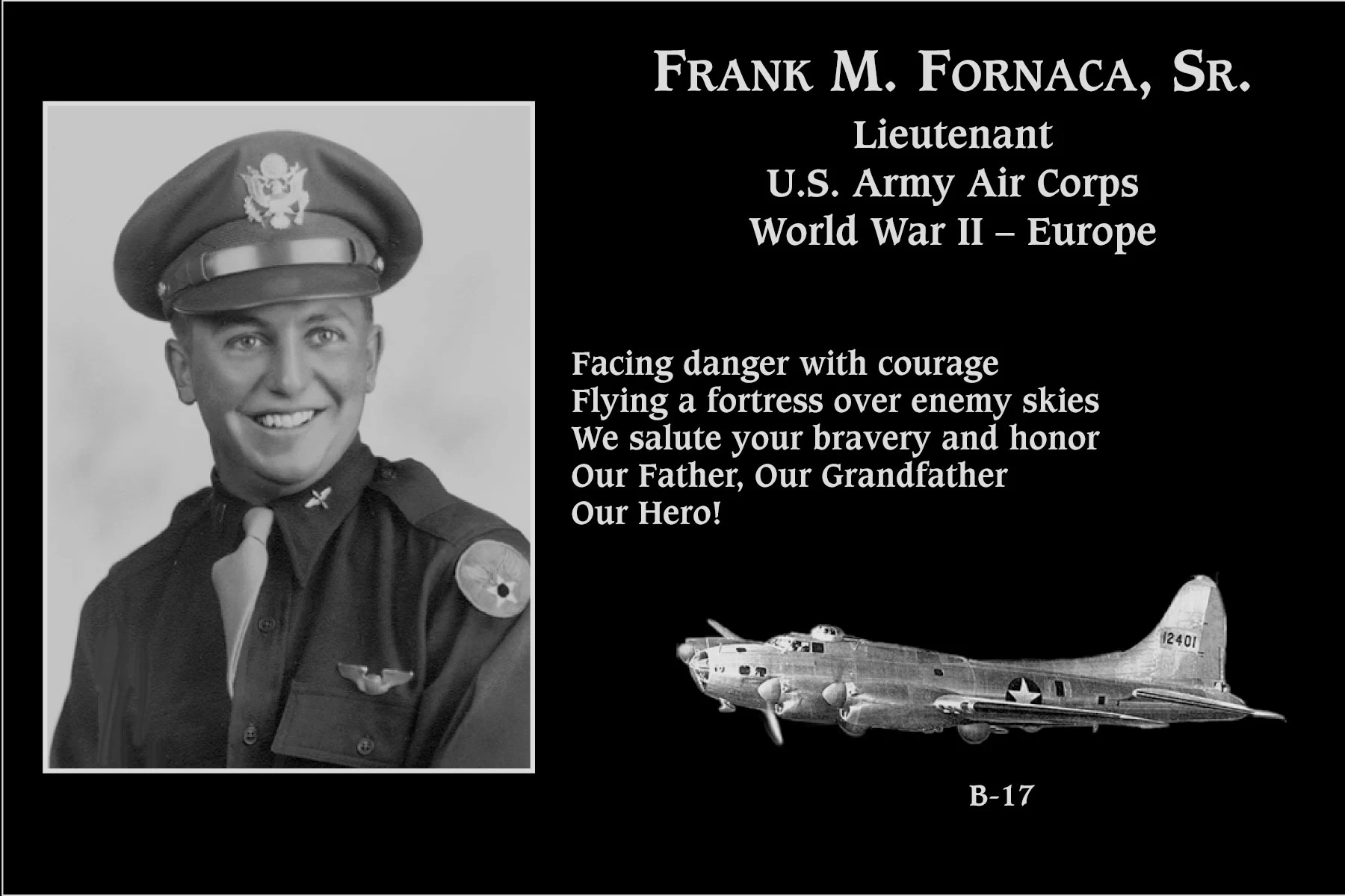 Frank M Fornaca