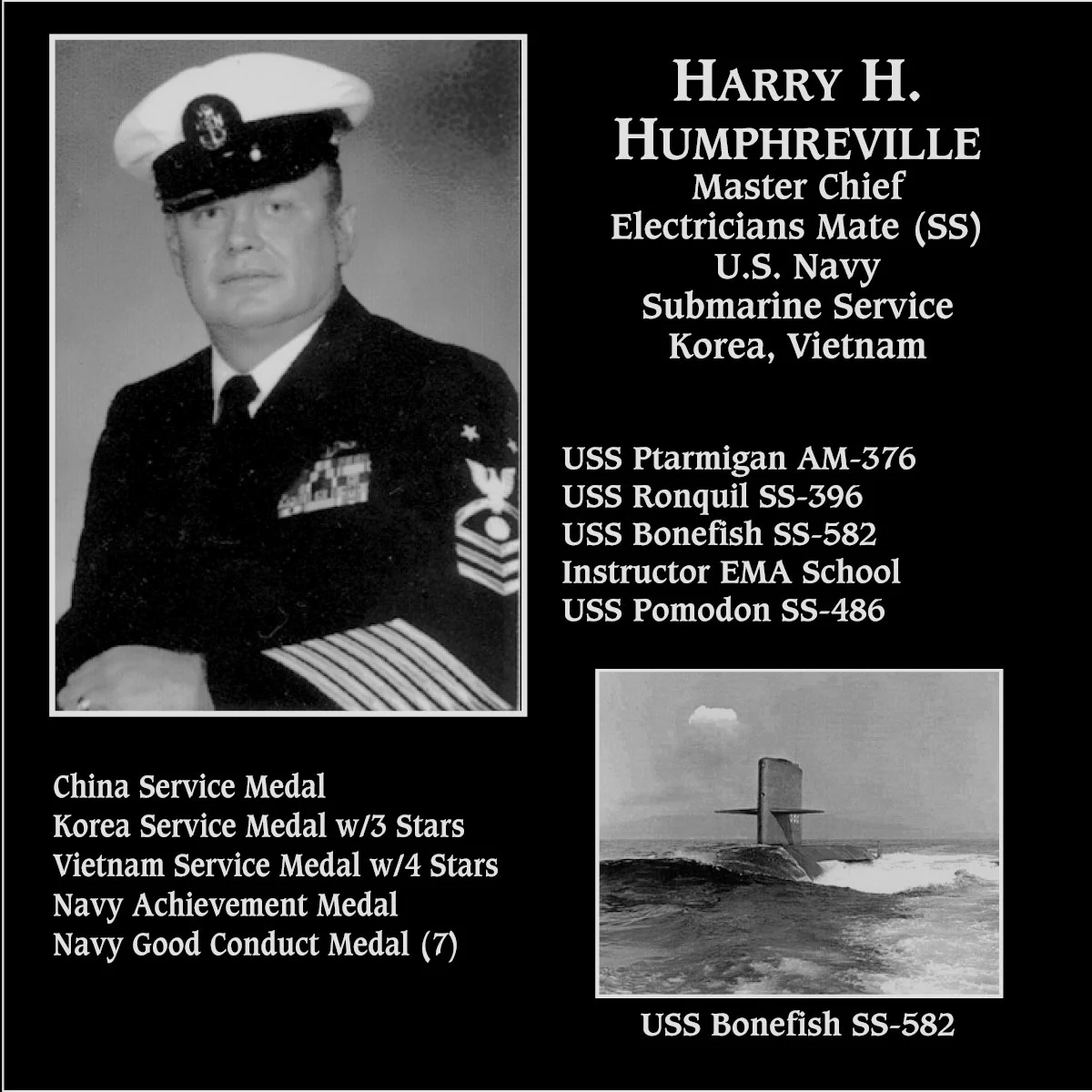 Harry H Humphreville