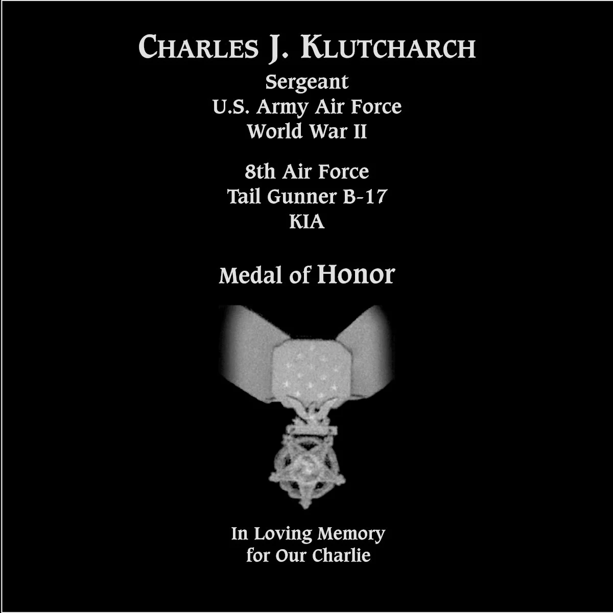 Charles J Klutcharch