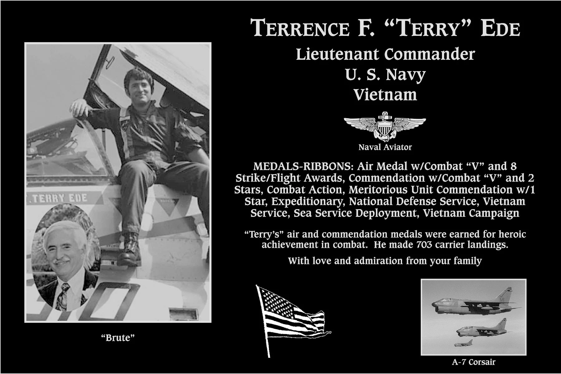 Terrence F “Terry” Ede