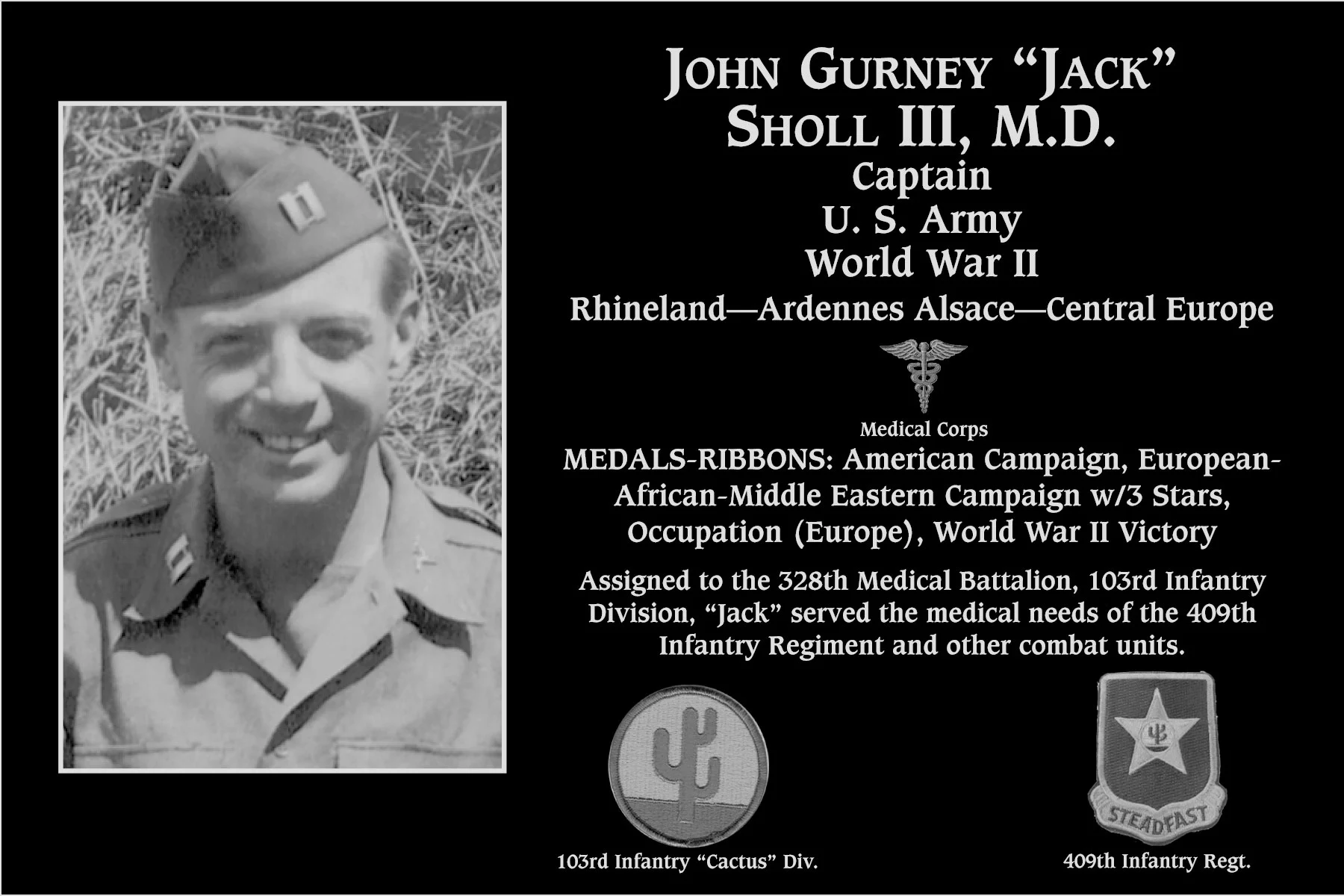 John Gurney “Jack” Sholl, iii