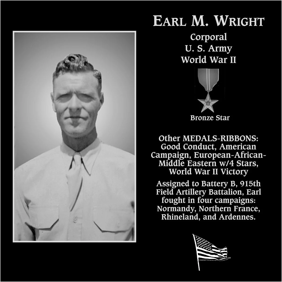 Earl M Wright