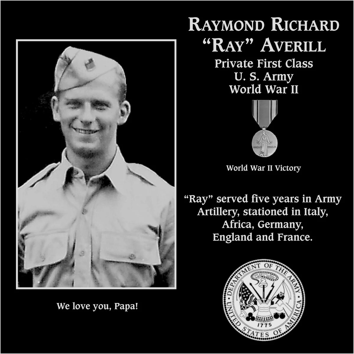 Raymond Richard “Ray” Averill
