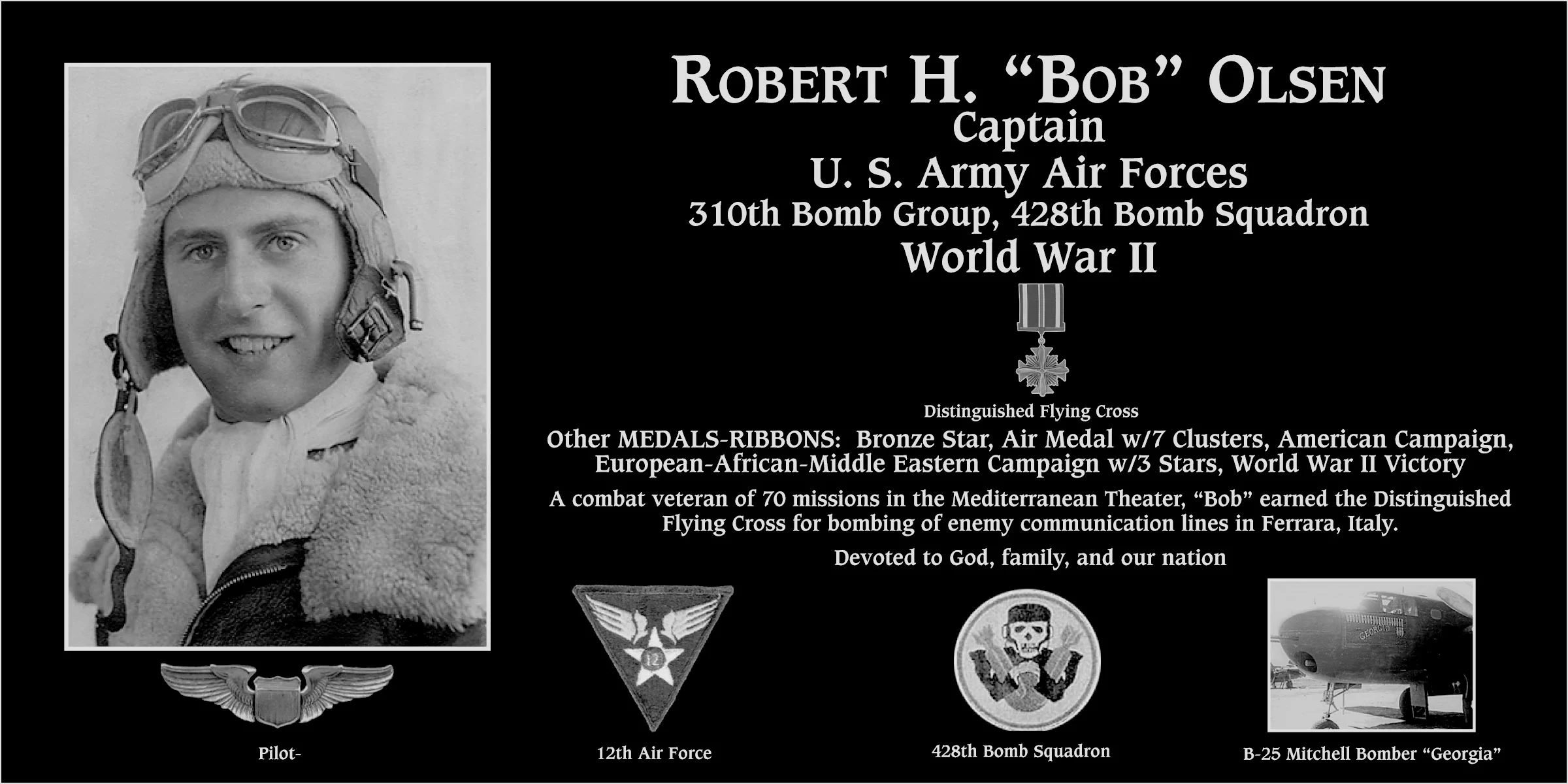 Robert H “Bob” Olsen