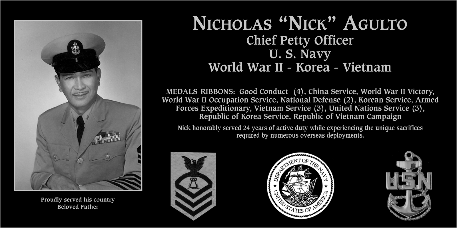 Nicholas “Nick” Agulto