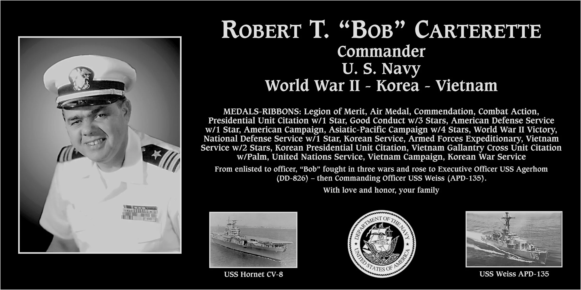 Robert T “Bob” Carterette