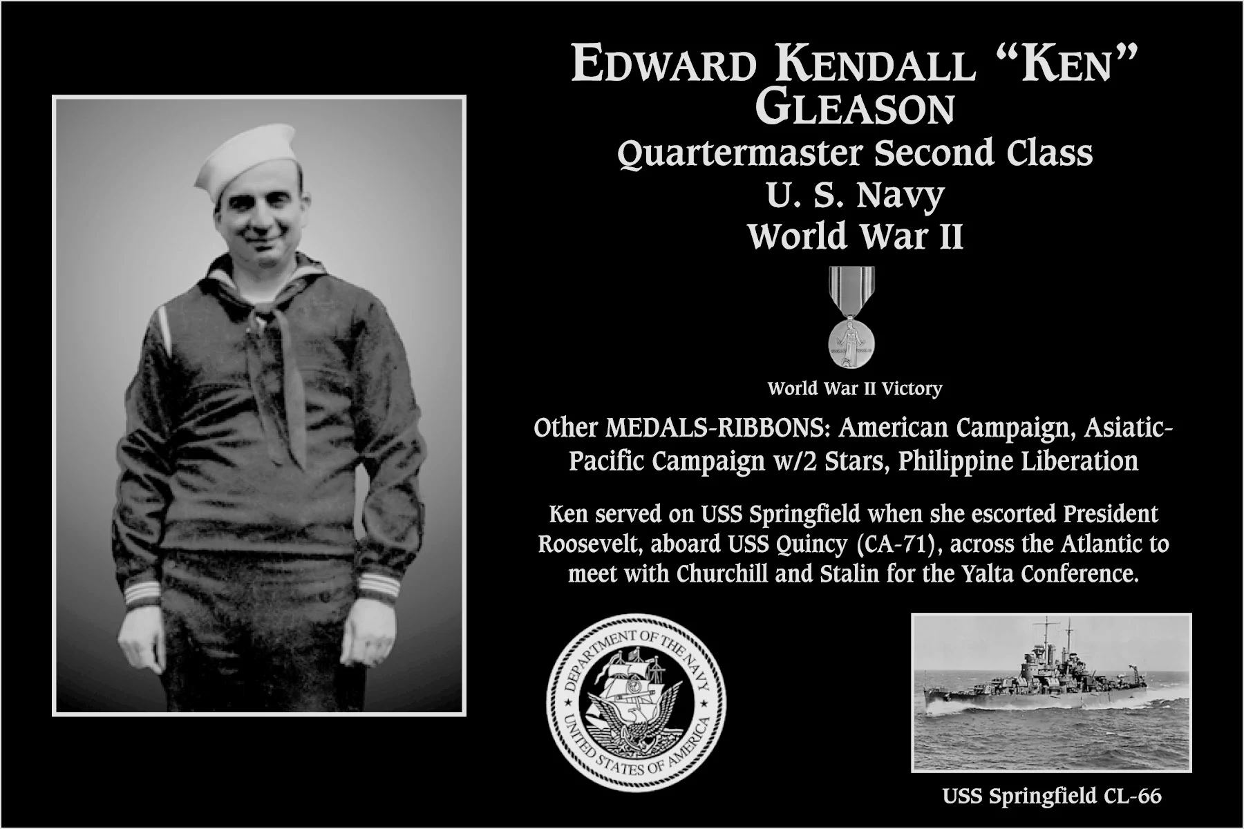 Edward Kendall “Ken” Gleason