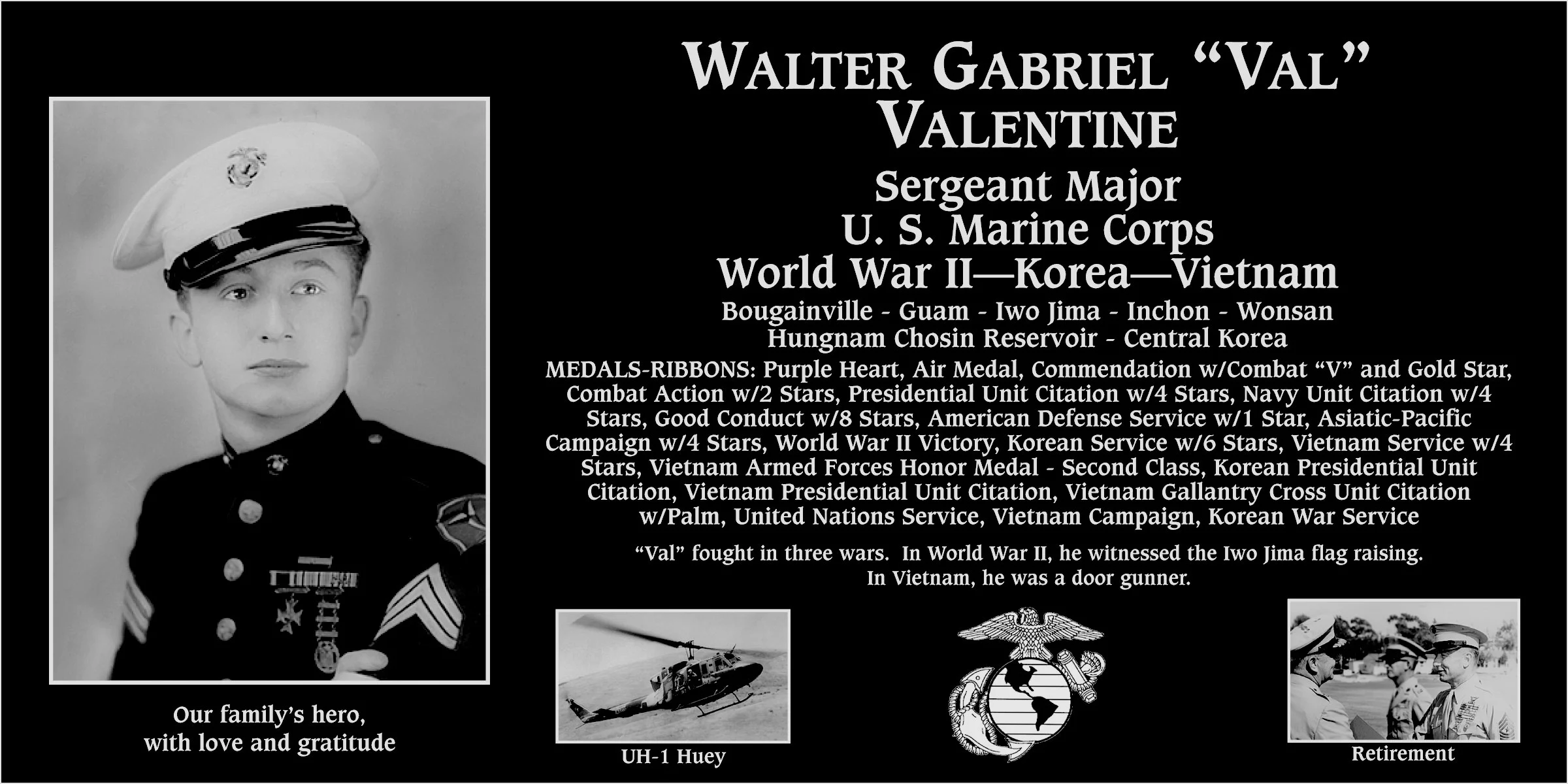 Walter Gabriel “Val” Valentine