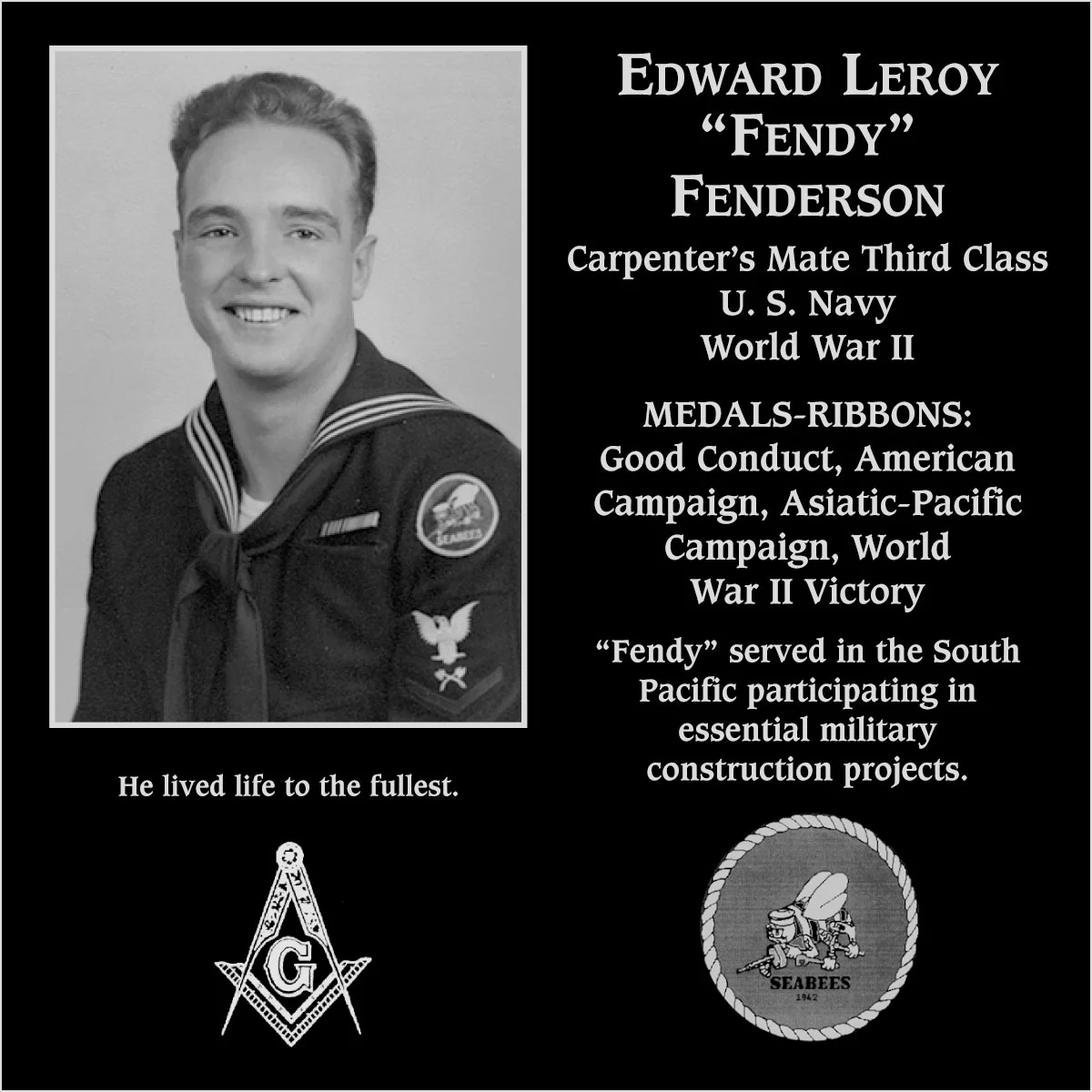 Edward Leroy “Fendy” Fenderson