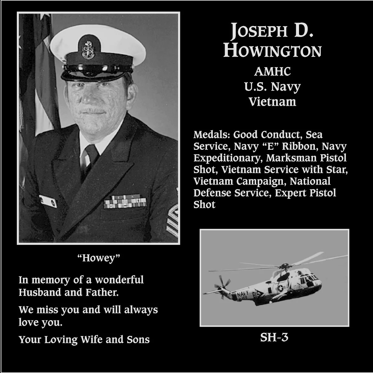 Joseph D “Howey” Howington