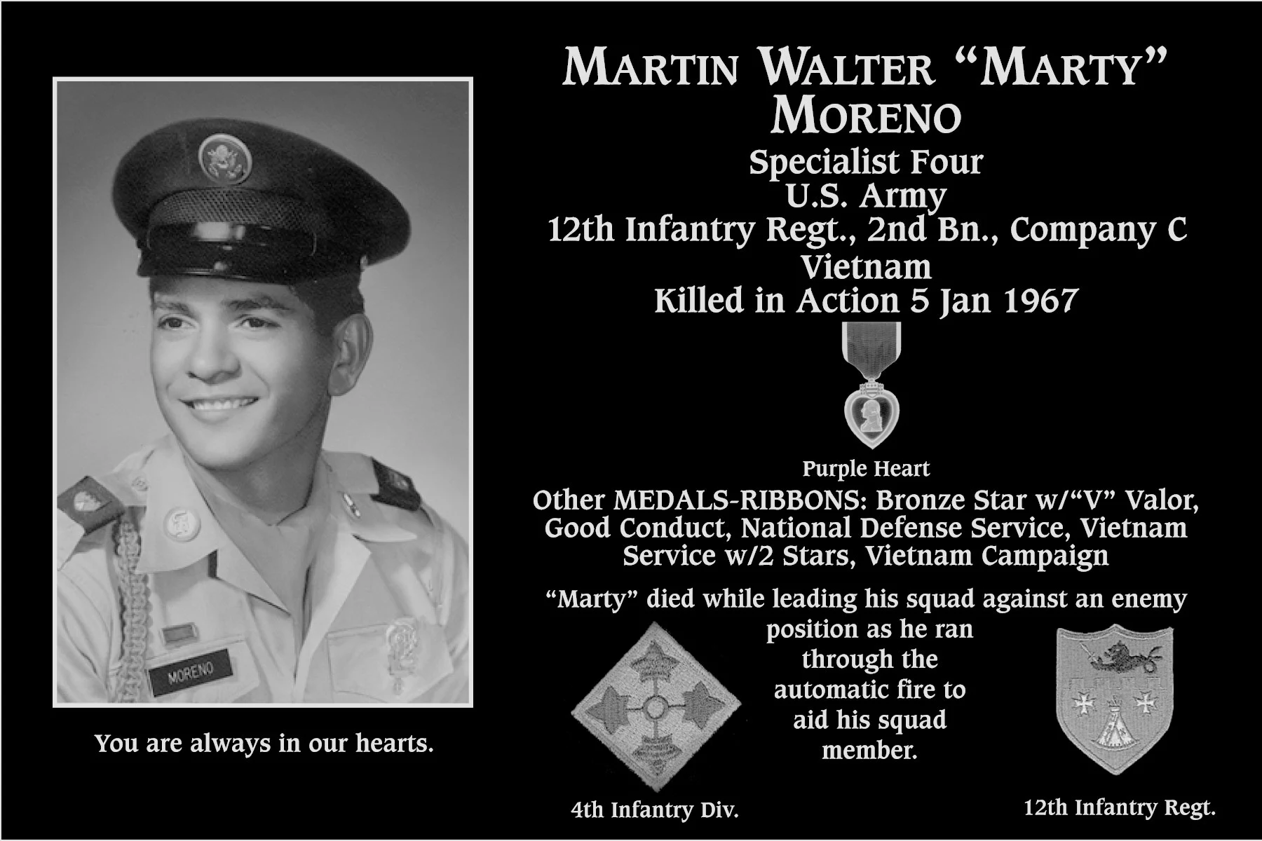 Martin Walter “Marty” Moreno