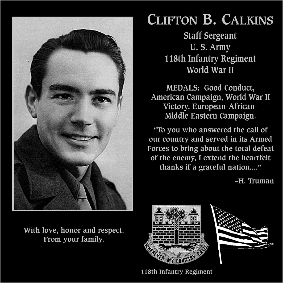 Clifton B Calkins
