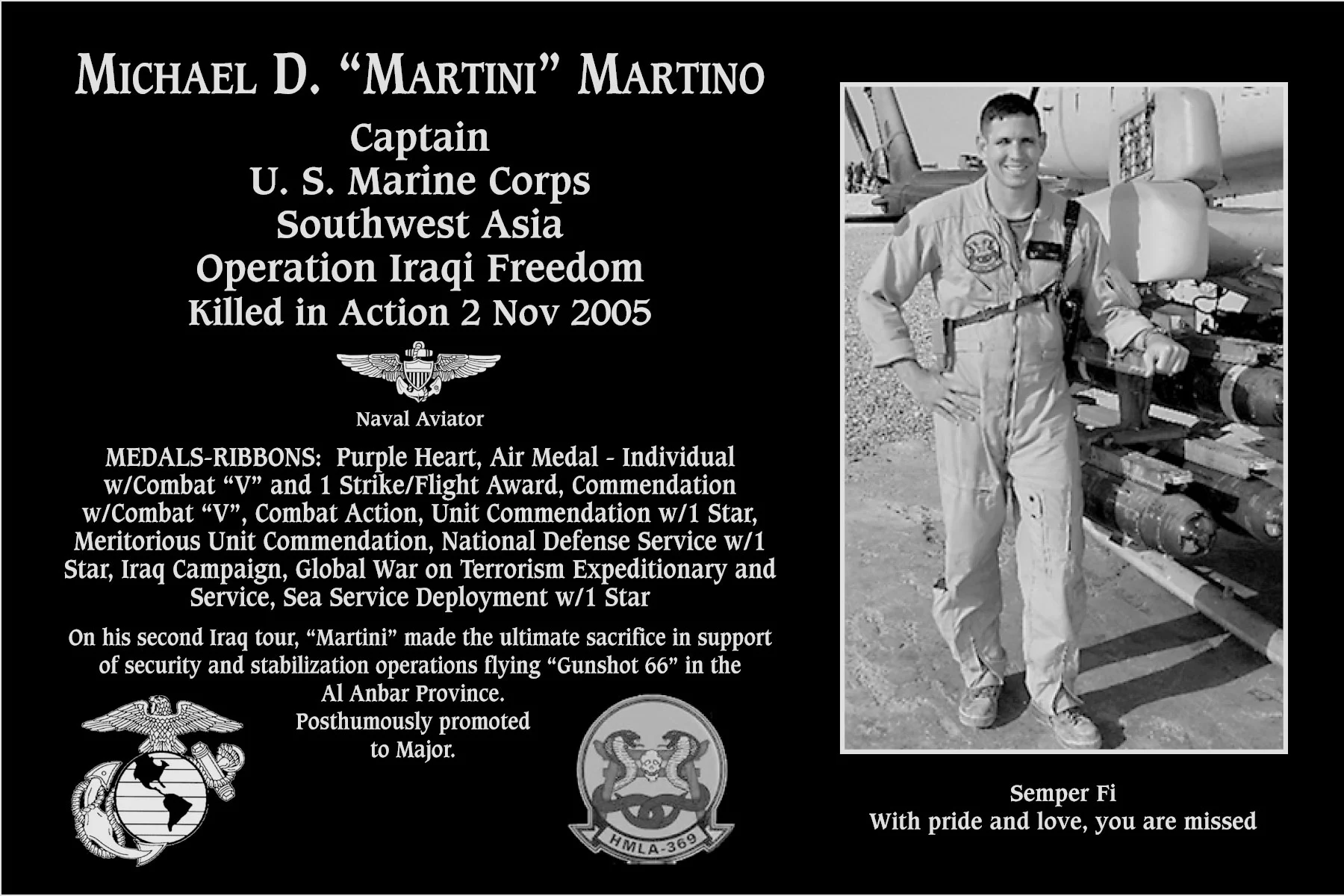 Michael D “Martini” Martino