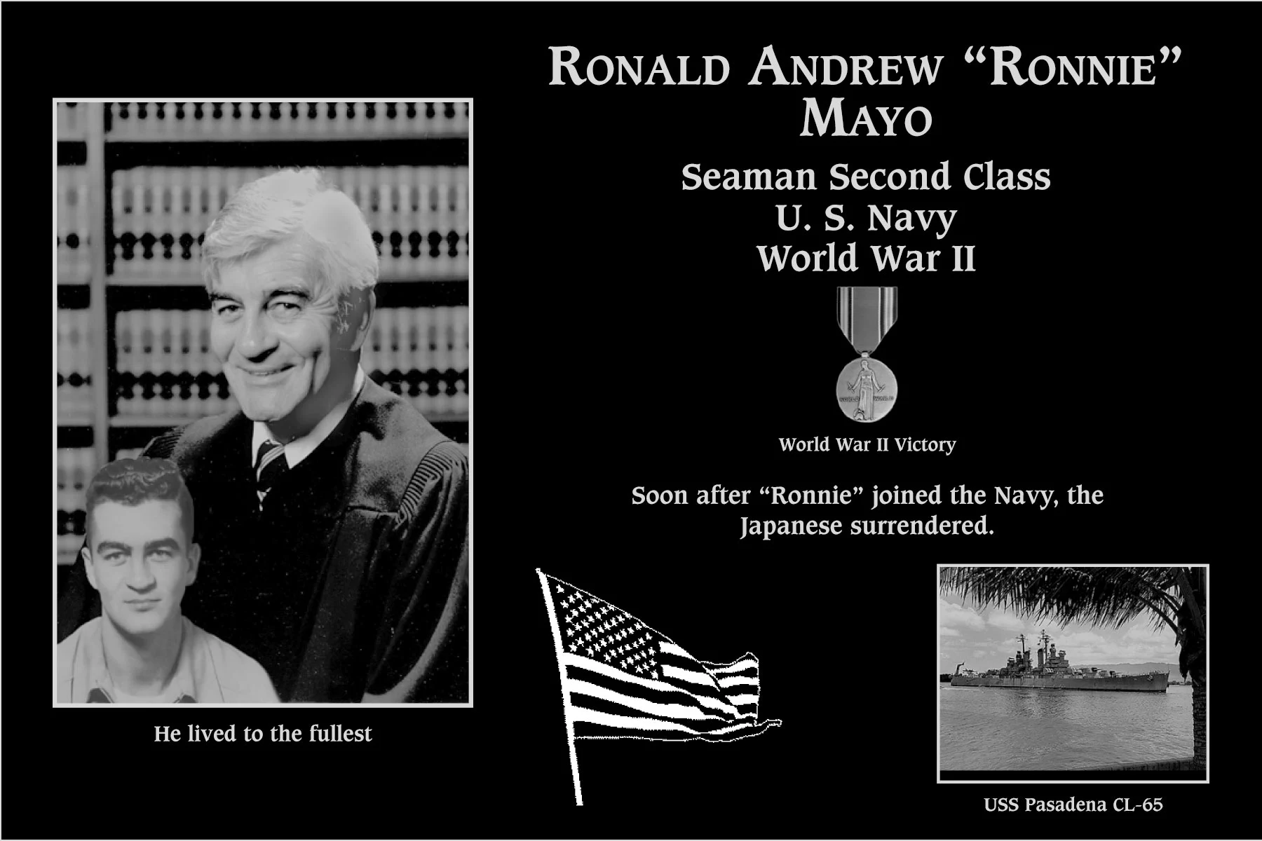 Ronald Andrew “Ronnie” Mayo