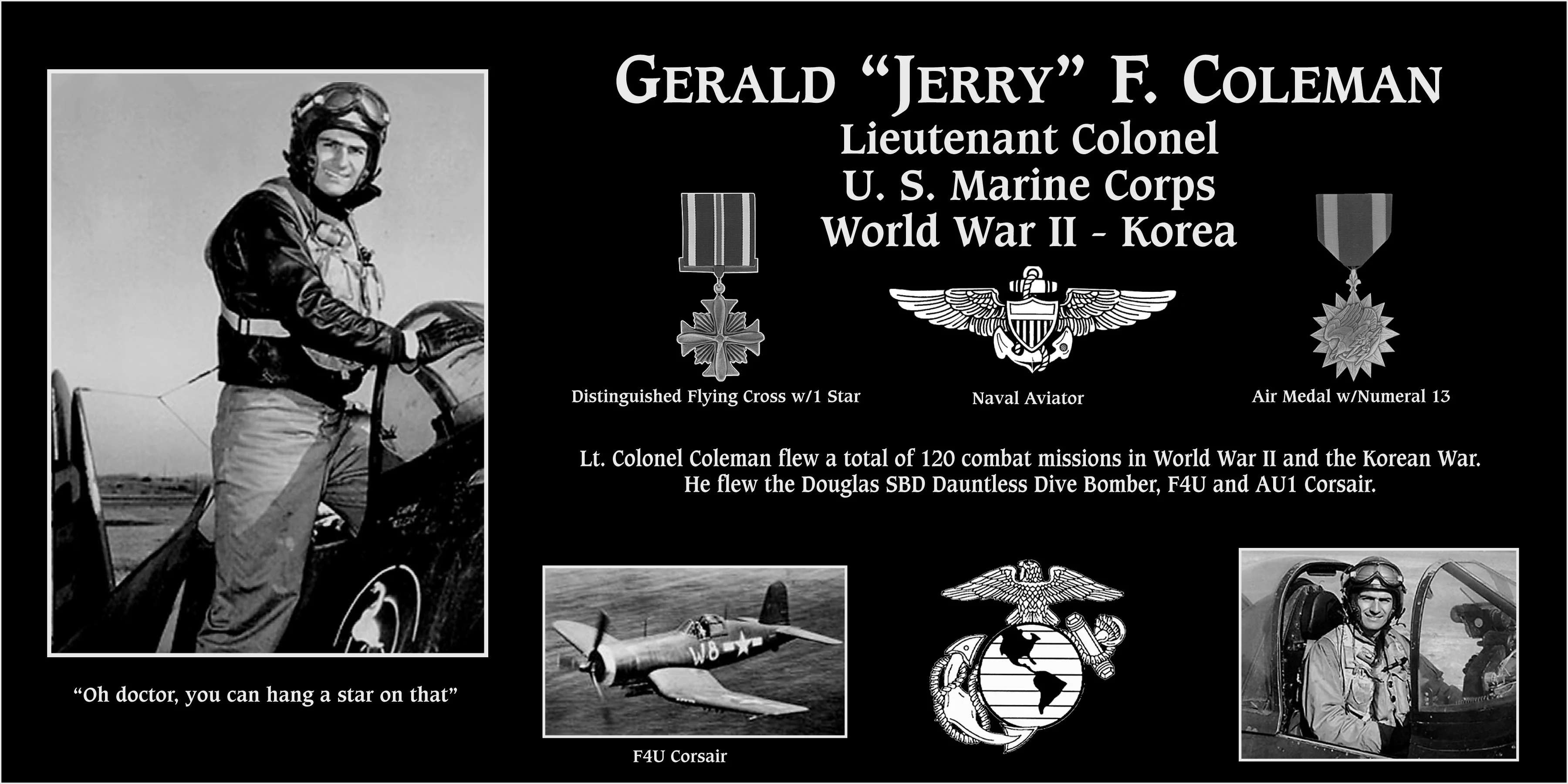 Gerald F “Jerry” Coleman