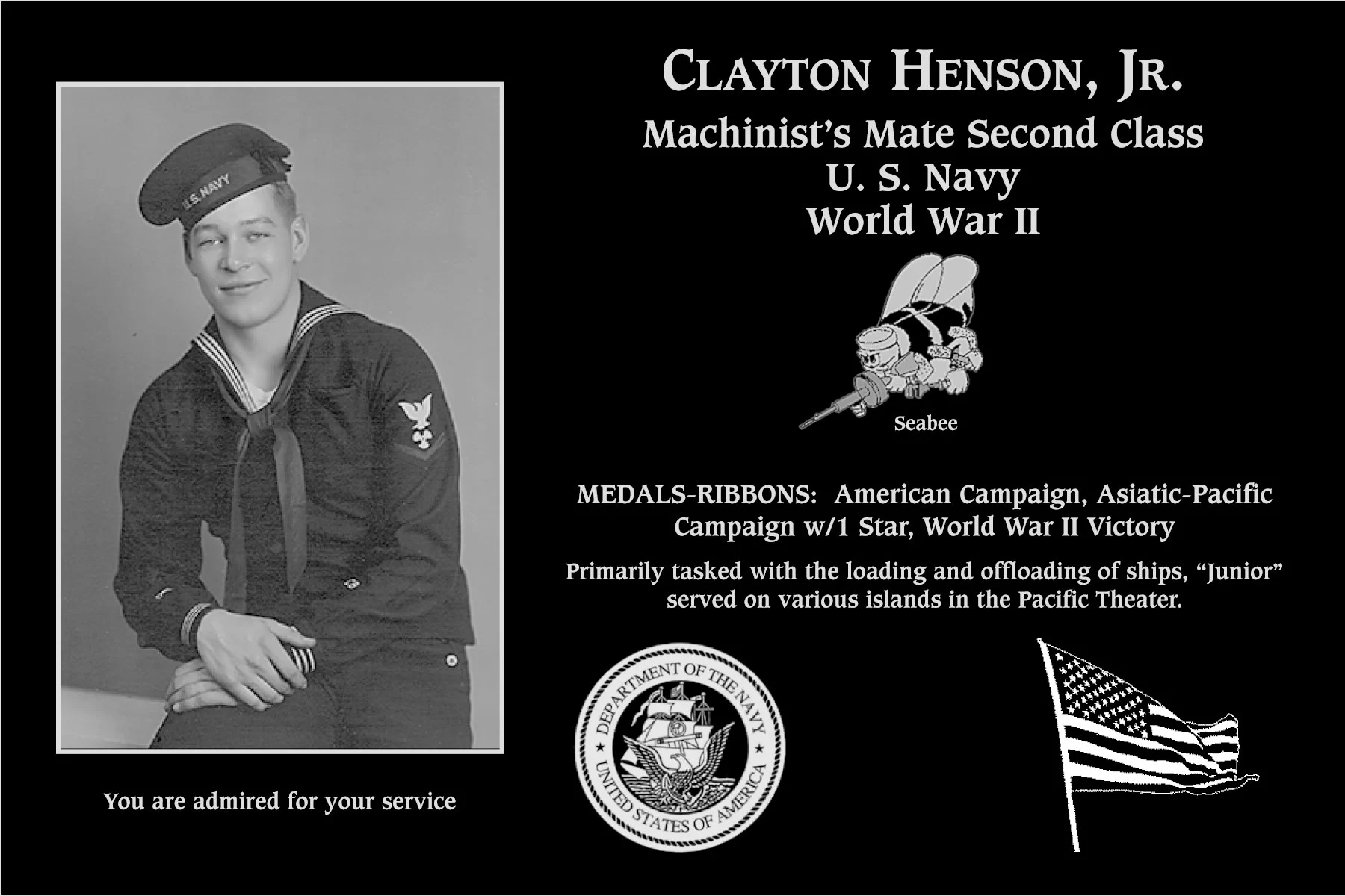 Clayton “Junior” Henson, jr