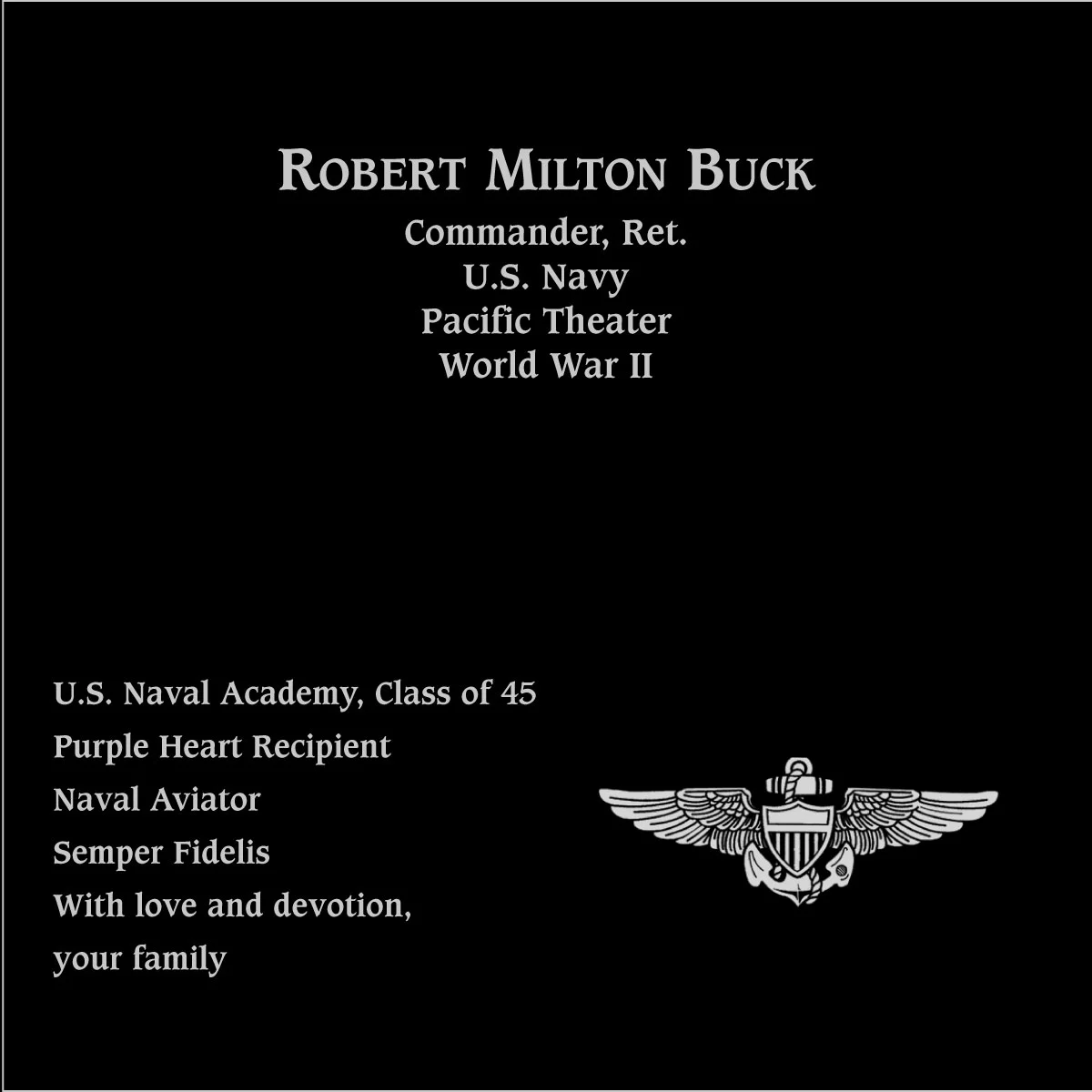 Robert Milton Buck