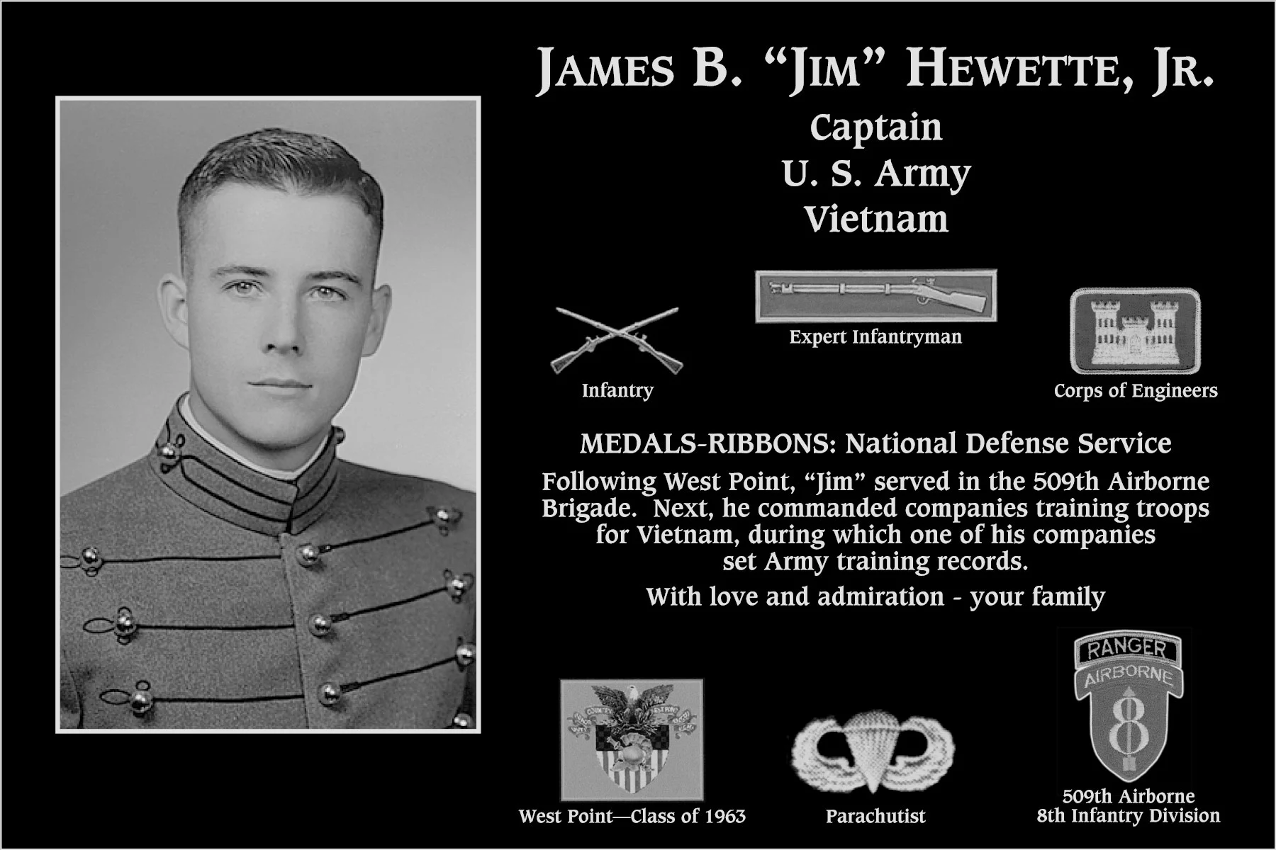James B “Jim” Hewette, jr