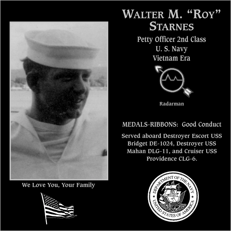 Walter M. “Roy” Starnes