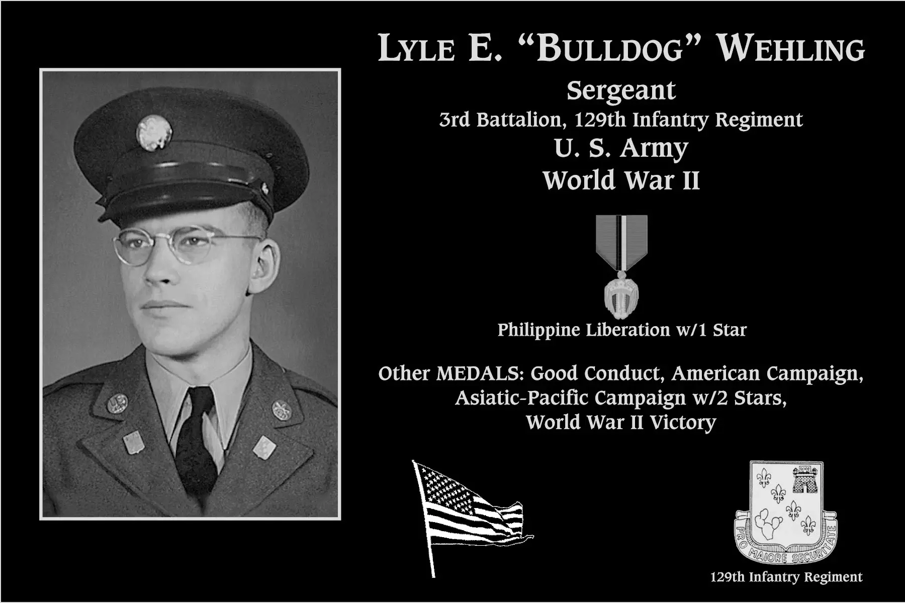 Lyle E “Bulldog” Wehling