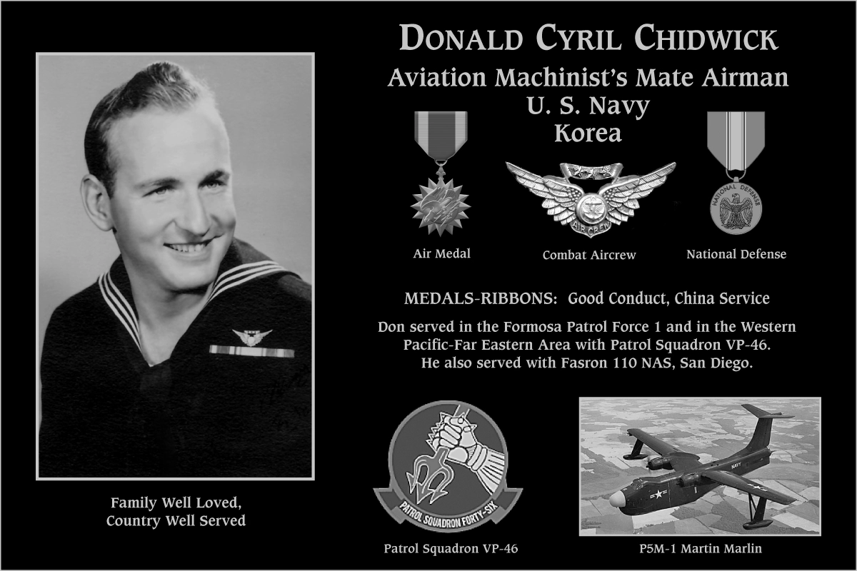 Donald Cyril “Don” Chidwick
