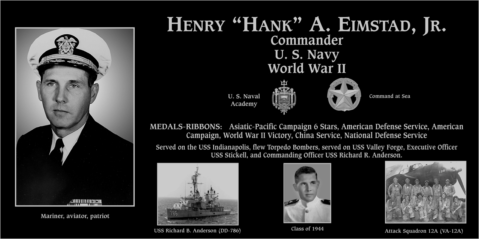 Henry A “Hank” Emistad, jr