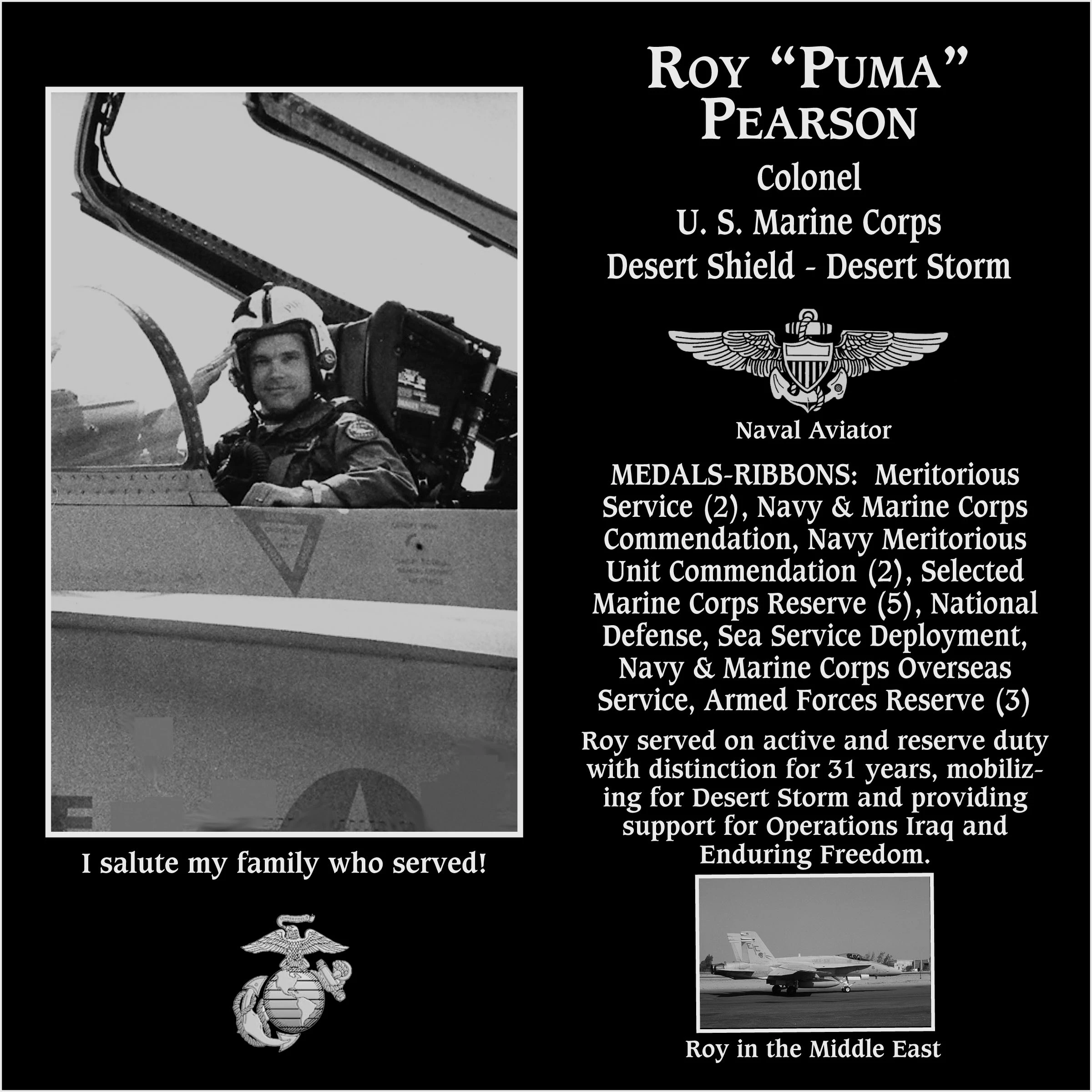 Roy “Puma” Pearson