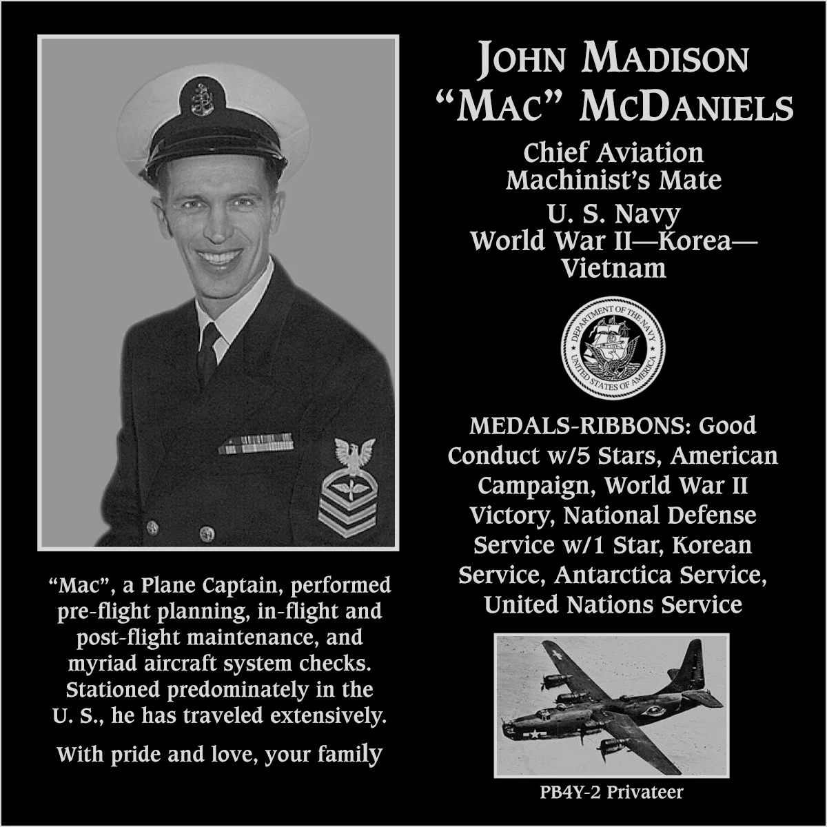 John Madison “Mac” McDaniels