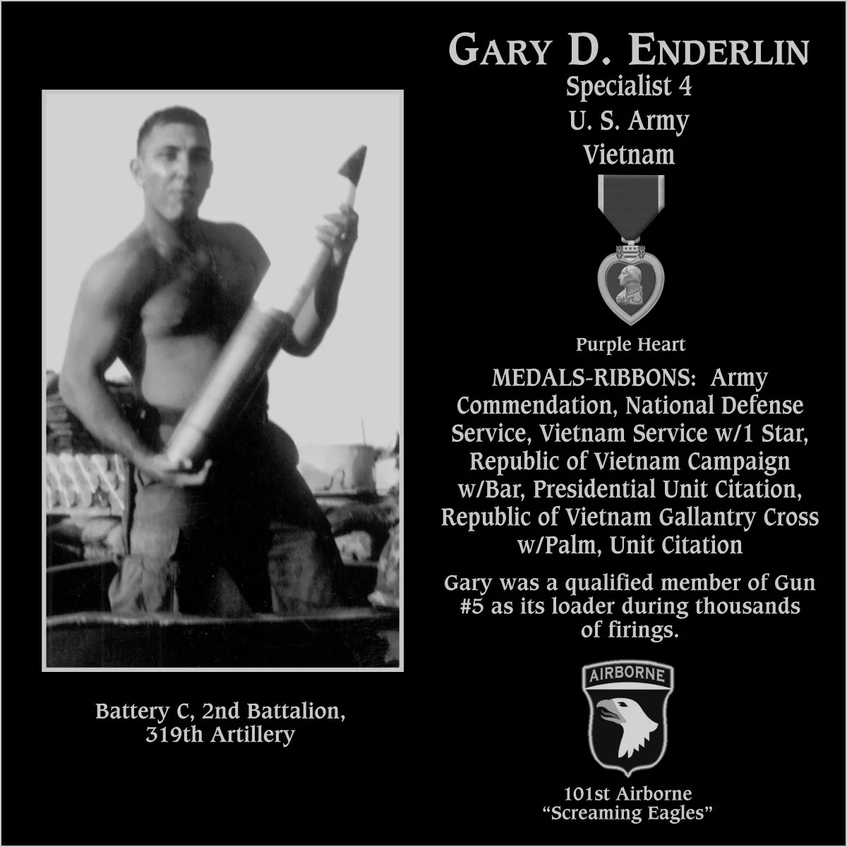 Gary D Enderlin