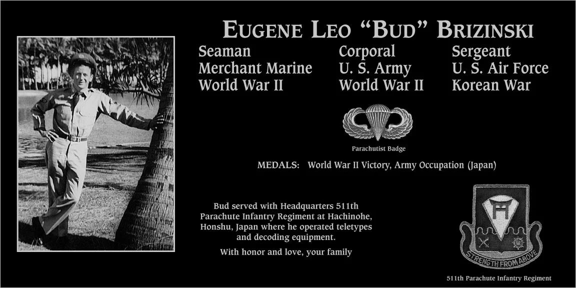 Eugene Leo “Bud” Brizinski