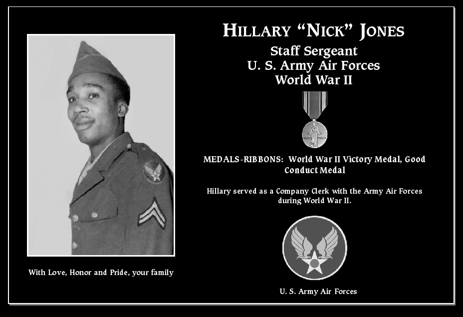 Hillary “Nick” Jones