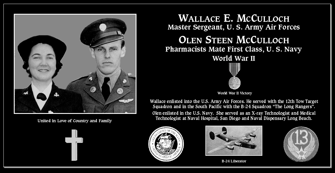 Wallace E McCulloch