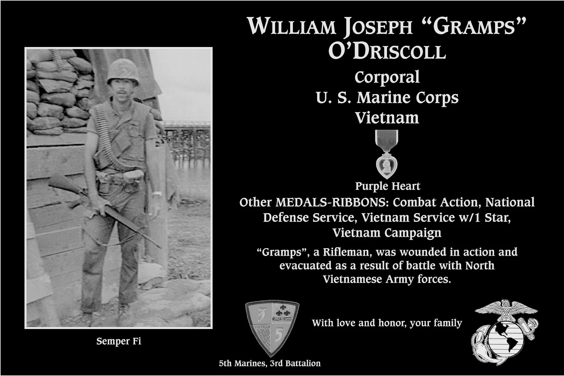 William Joseph “Gramps” O'Driscoll