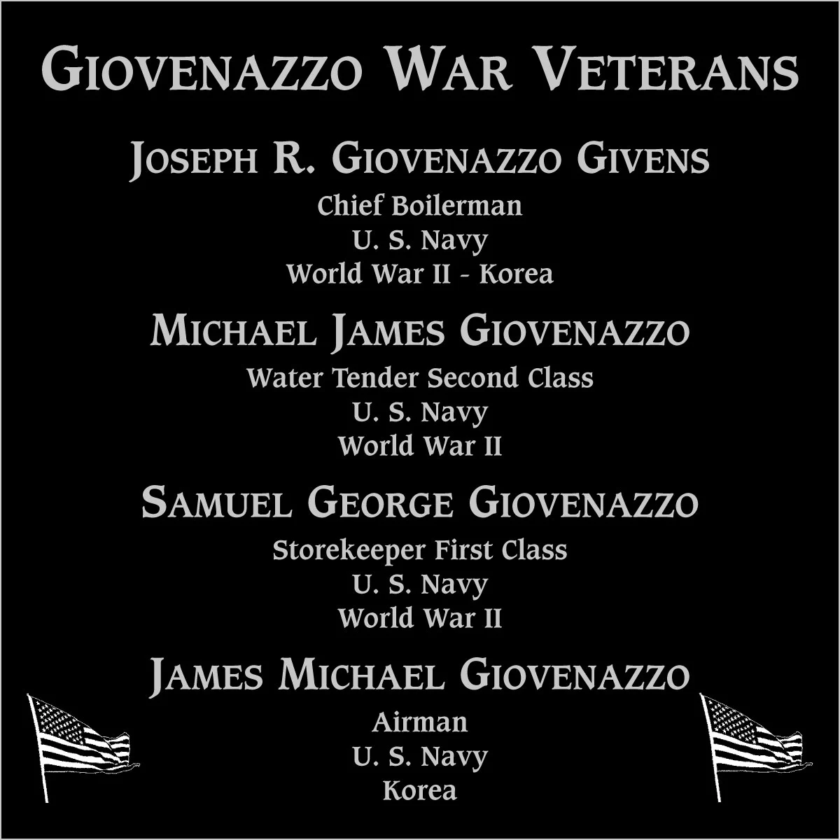 Joseph R. Giovenazzo Givens