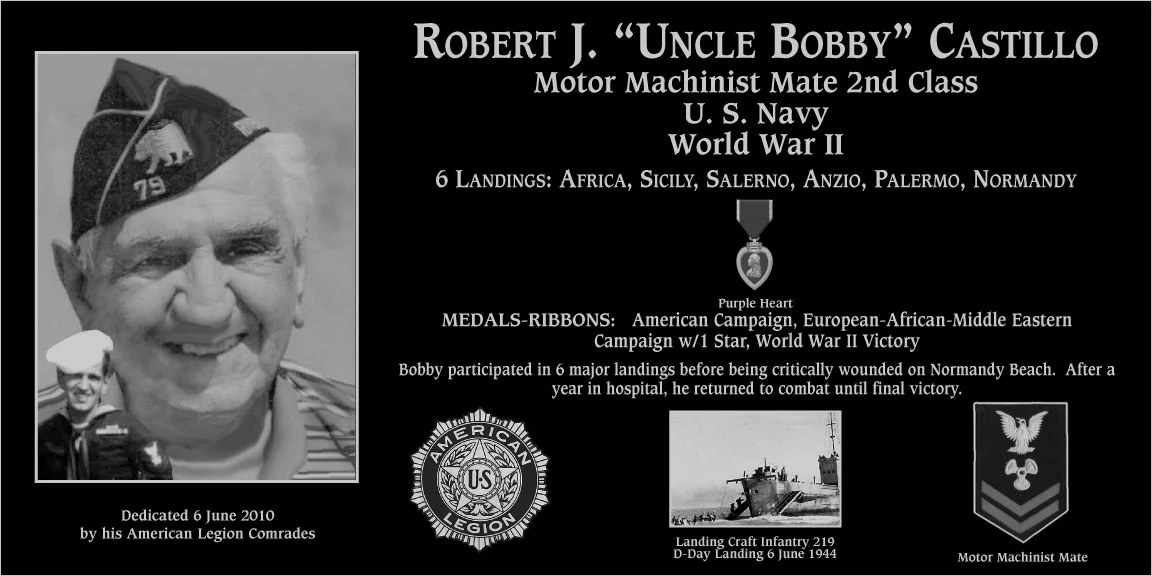 Robert J. “Uncle Bobby” Castillo