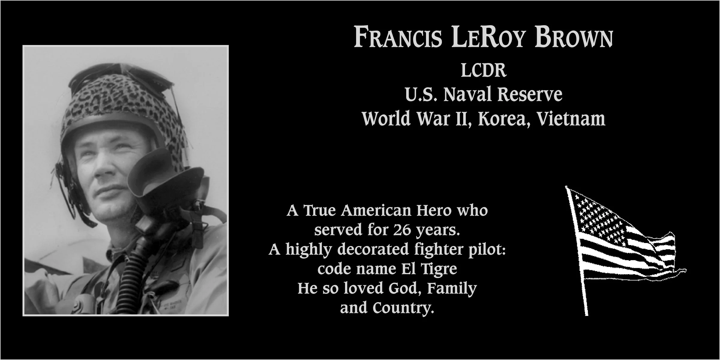Francis LeRoy “El Tigre” Brown